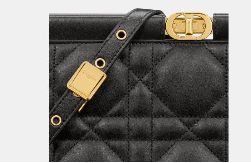 Dior o1w1db11124 Size: OS / Caro Colle Noire Clutch in Black Size ONE SIZE - 6 Thumbnail