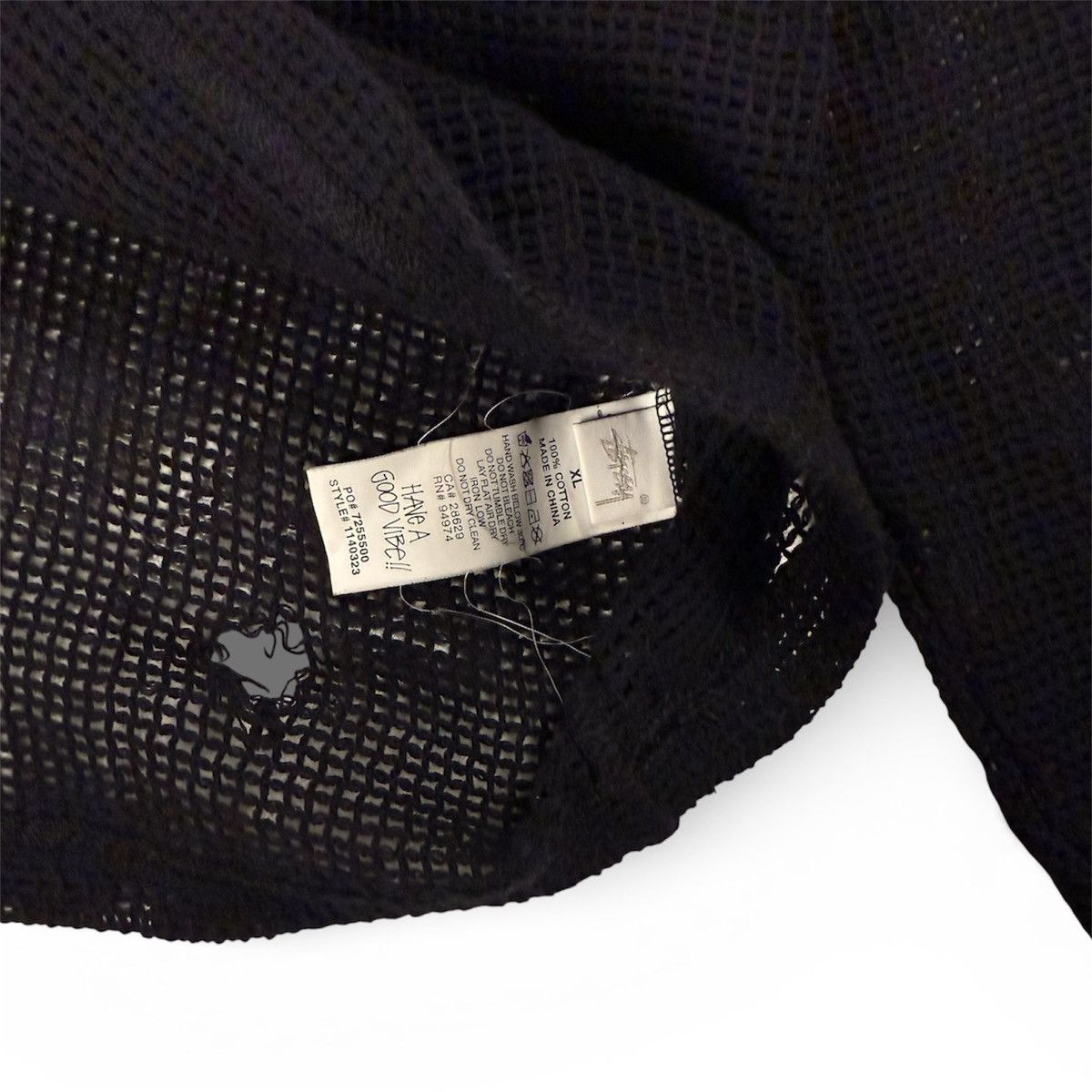 Stussy Stussy Mesh Hoodie Size US XL / EU 56 / 4 - 2 Thumbnail