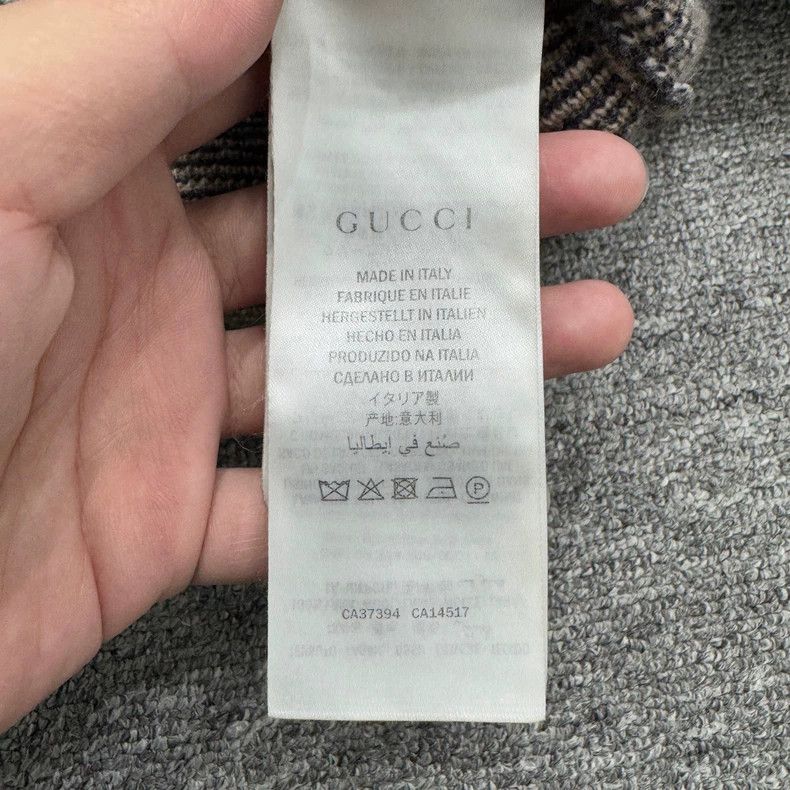 Gucci Gucci Prismatic plaid pony wool knitted cardigan jacket 250 Size US M / EU 48-50 / 2 - 3 Thumbnail