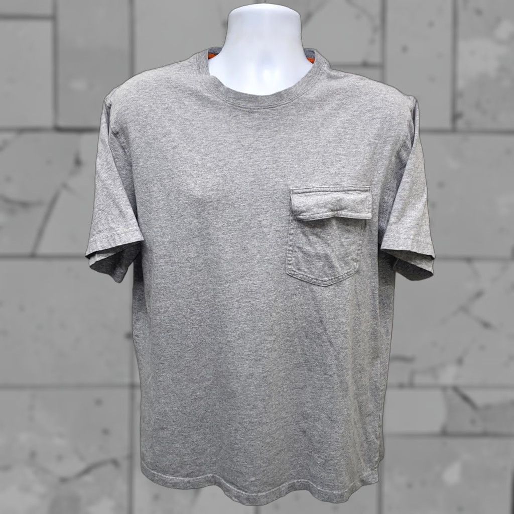 Duluth Trading Company Duluth Trading Co Mens Gray Spillfighter Longtail T-Shirt Size M White Cotton Short Sleeve Regular Shirt Men Size US M / EU 48-50 / 2 - 1 Thumbnail