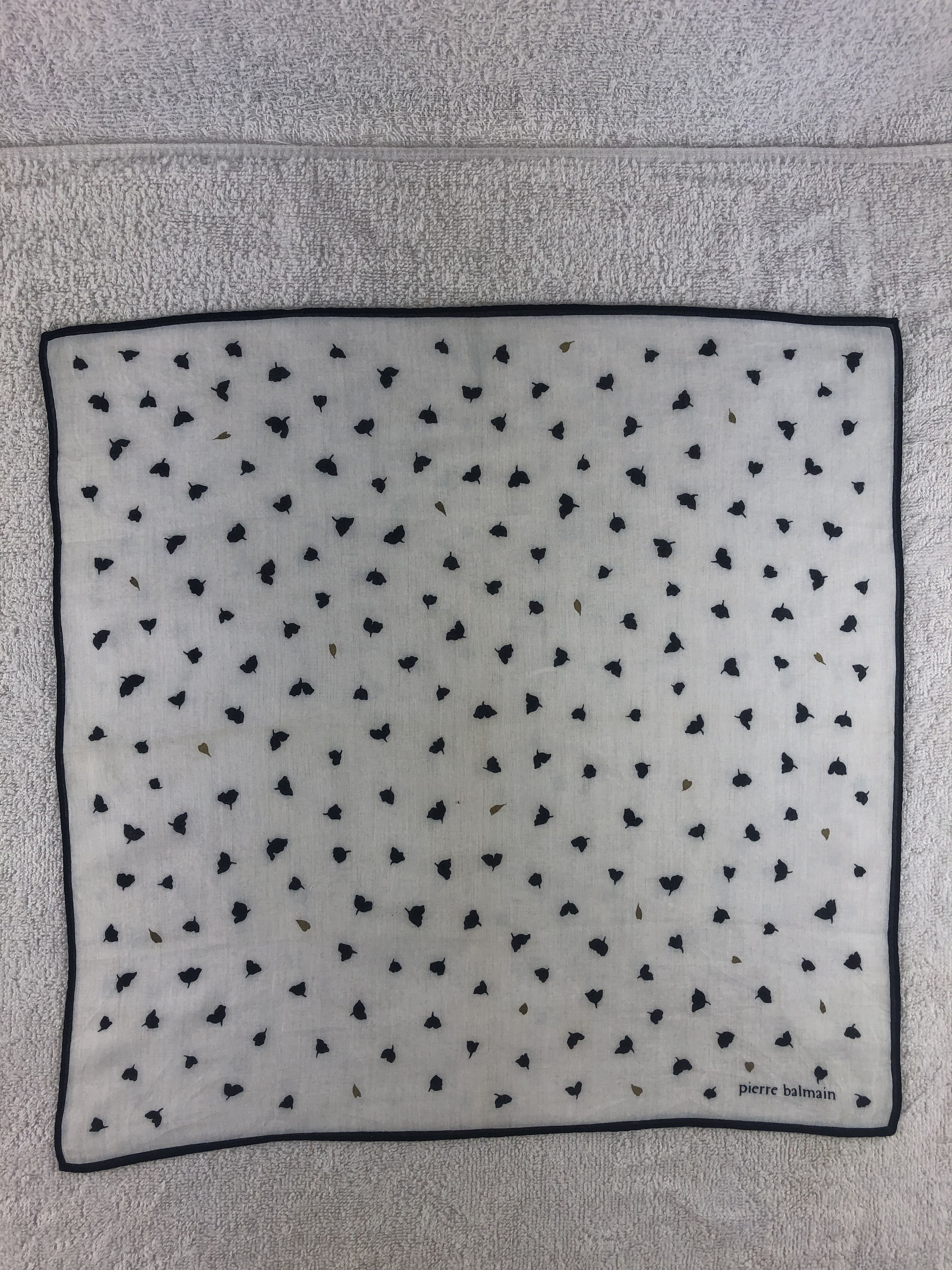 Pierre Balmain × Vintage Pierre Balmain Handkerchief / Bandana / Neckerchief Size ONE SIZE - 3 Thumbnail