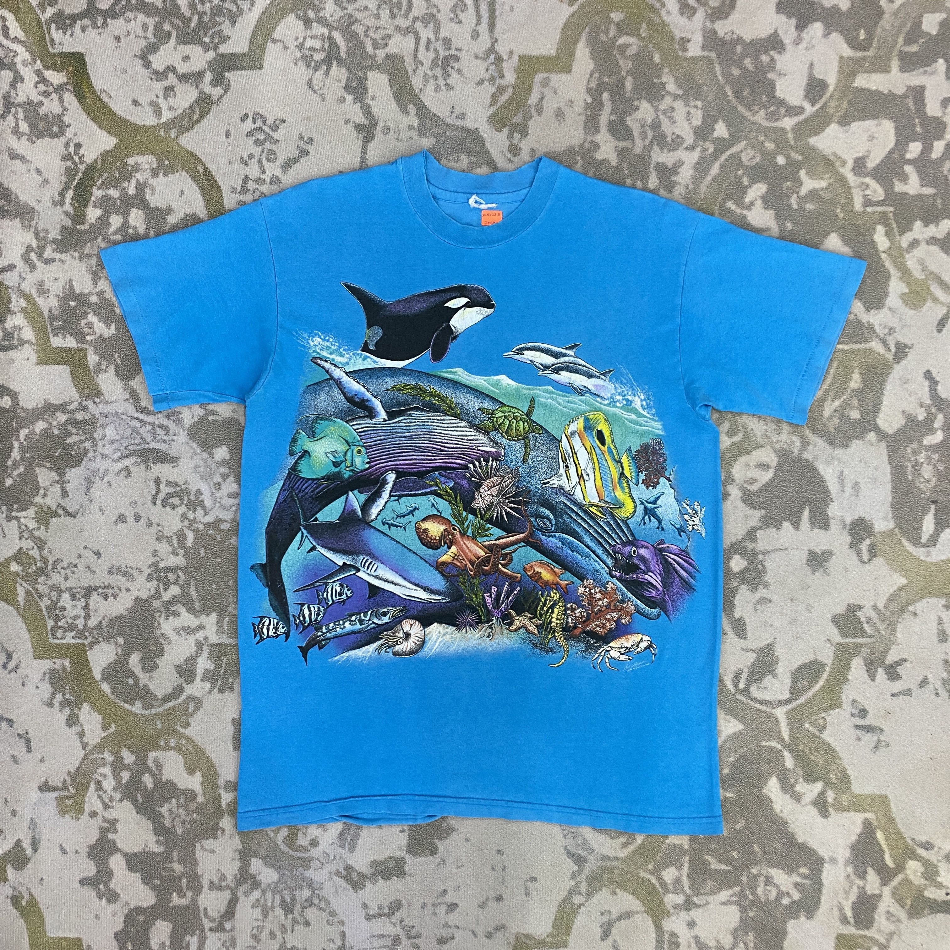 Vintage Vintage Tropical Reef Exotic Ocean Sea Coral TShirt - J014 Size US M / EU 48-50 / 2 - 1 Thumbnail