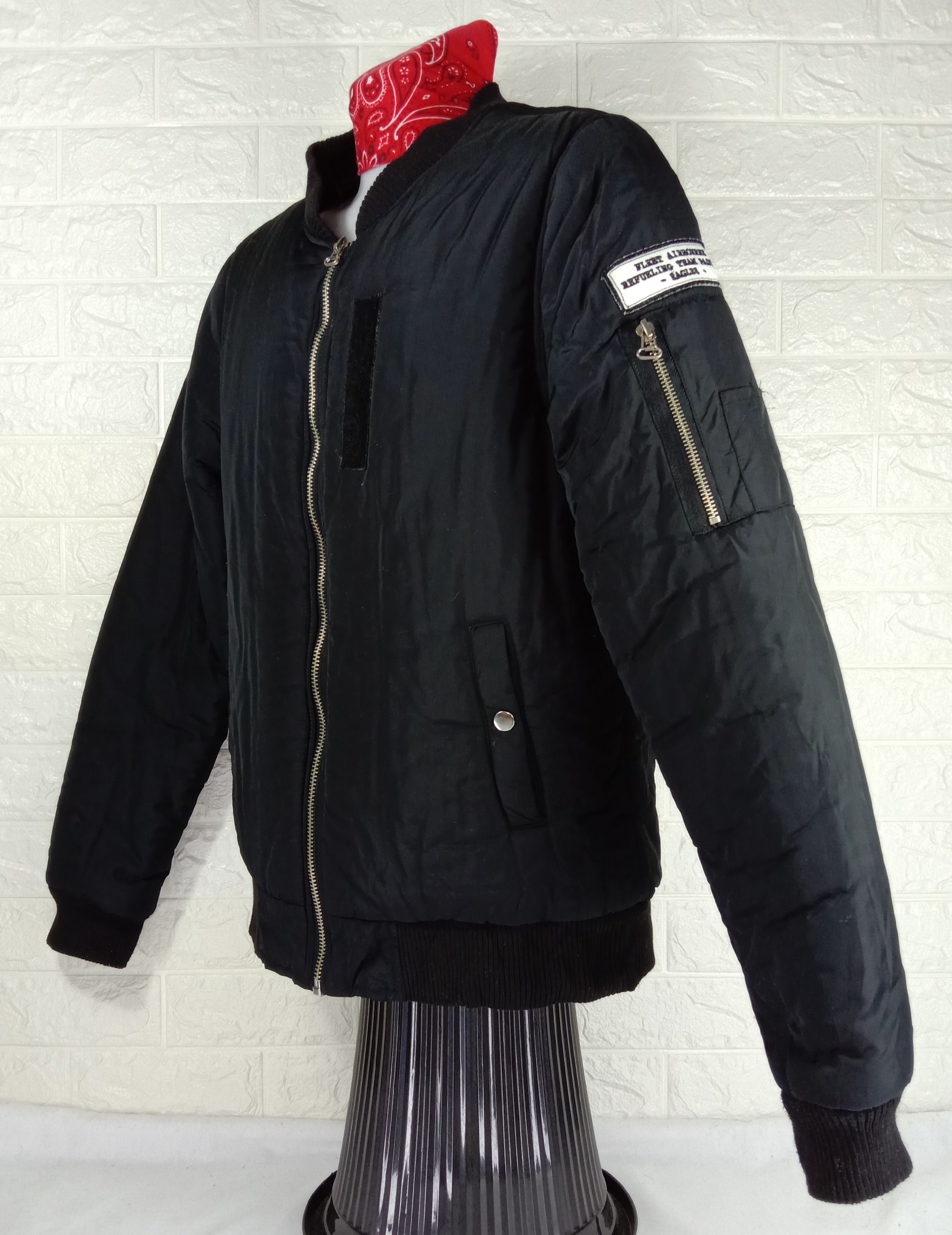 Vintage Vintage Fleet Airbonrne Refueling Team Pacific Eagle Jacket Size US L / EU 52-54 / 3 - 3 Thumbnail
