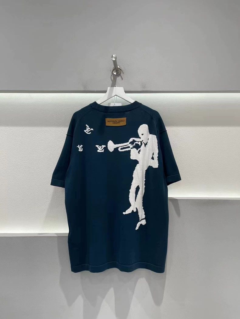 Louis Vuitton Louis Vuitton Piper Knit Short Sleeve 2501-Nextarrow Size US S / EU 44-46 / 1 - 2 Thumbnail