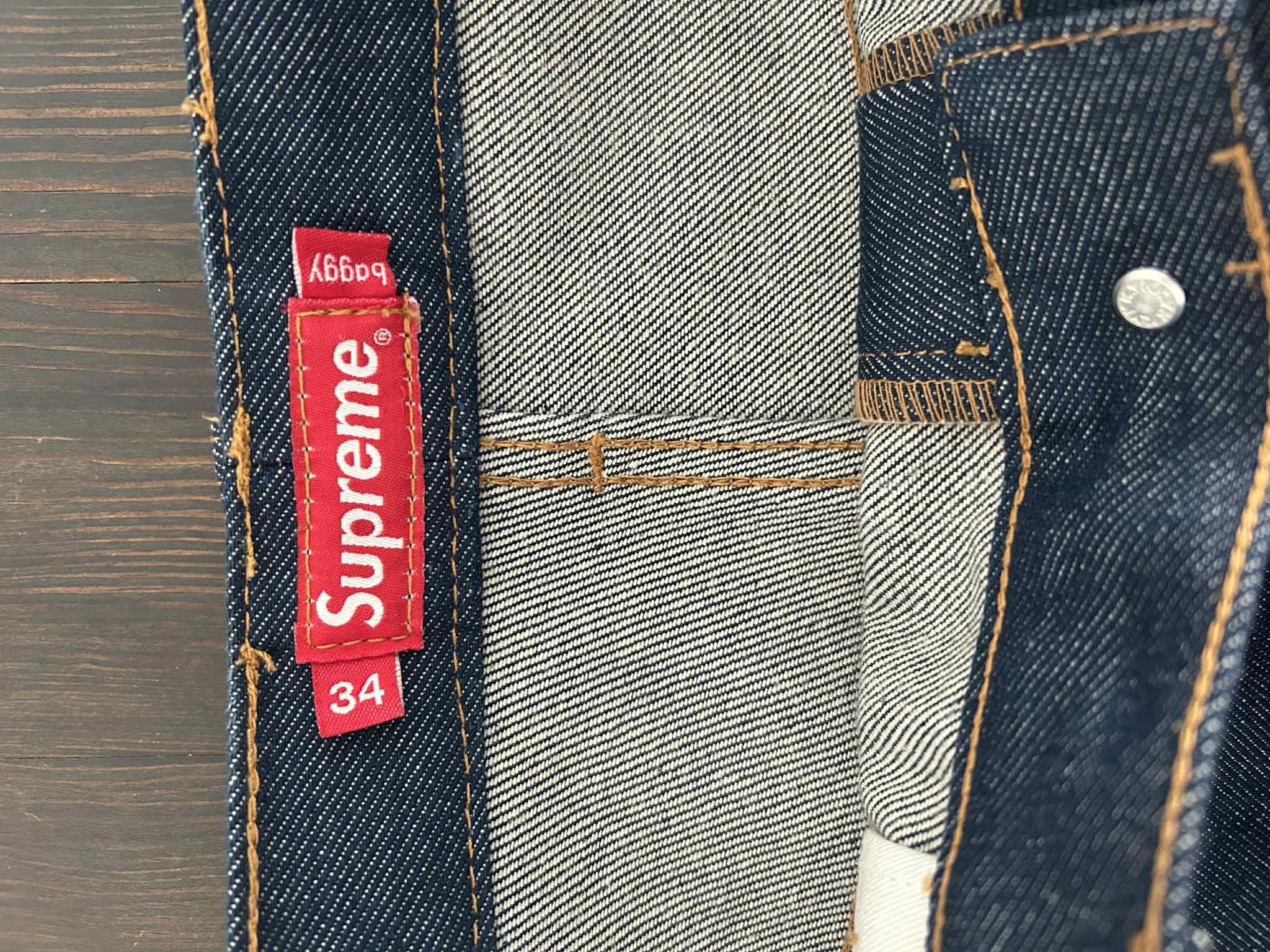 Supreme Supreme Baggy Jean Indigo SS22 Size US 34 / EU 50 - 3 Thumbnail