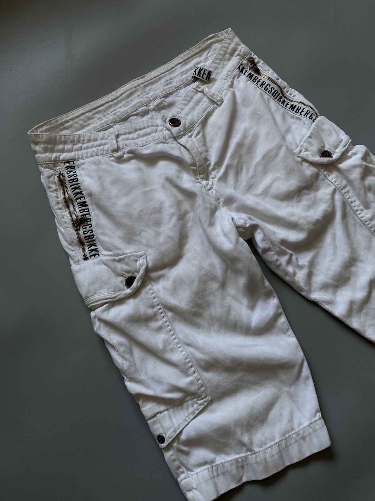 Dirk Bikkembergs BIKKEMBERGS vintage cargo shorts Size US 33 - 2 Thumbnail