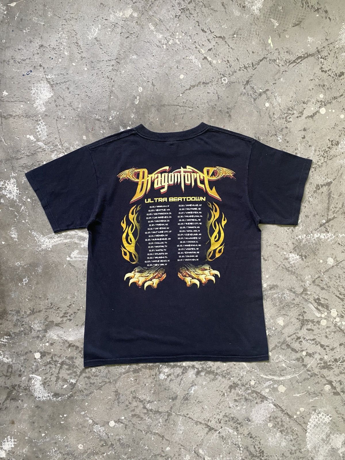 Band Tees Vintage Y2K Dragon Force Metal Band T Shirt Size US M / EU 48-50 / 2 - 6 Thumbnail