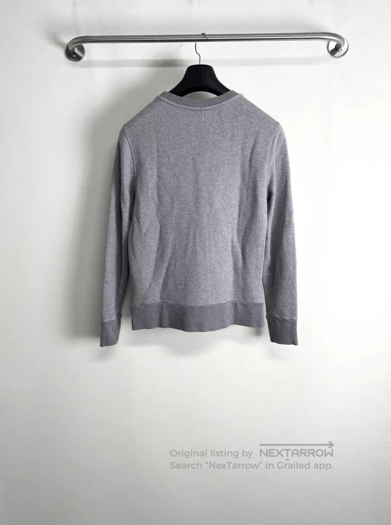AMI Ami Cupid's Arrow Heart Embroidery Sweatshirt. Size M / US 6-8 / IT 42-44 - 2 Thumbnail