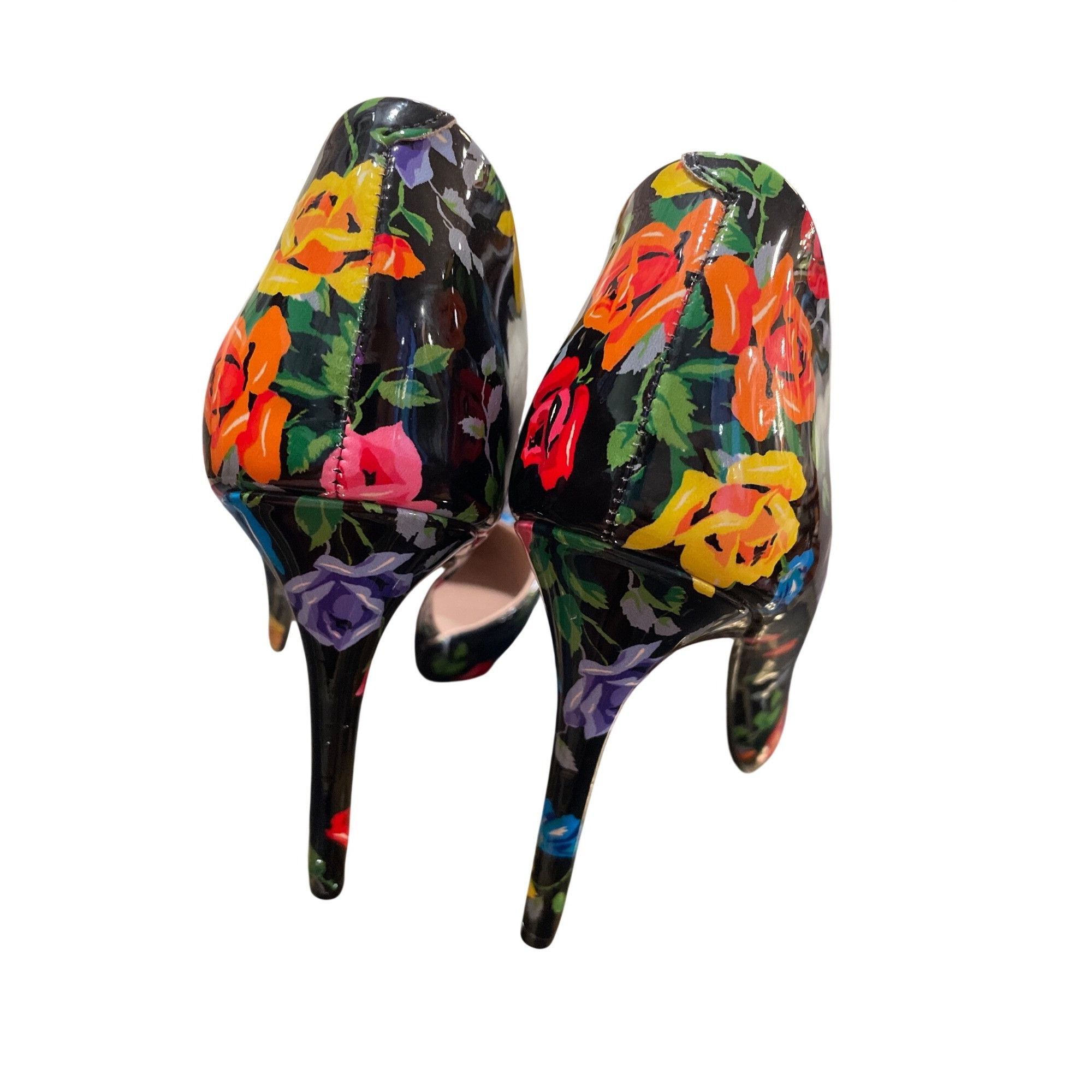 Betsey Johnson Betsey Johnson wms floral faux leather stilleto heels shoes Size US 6.5 / IT 36.5 - 16 Thumbnail
