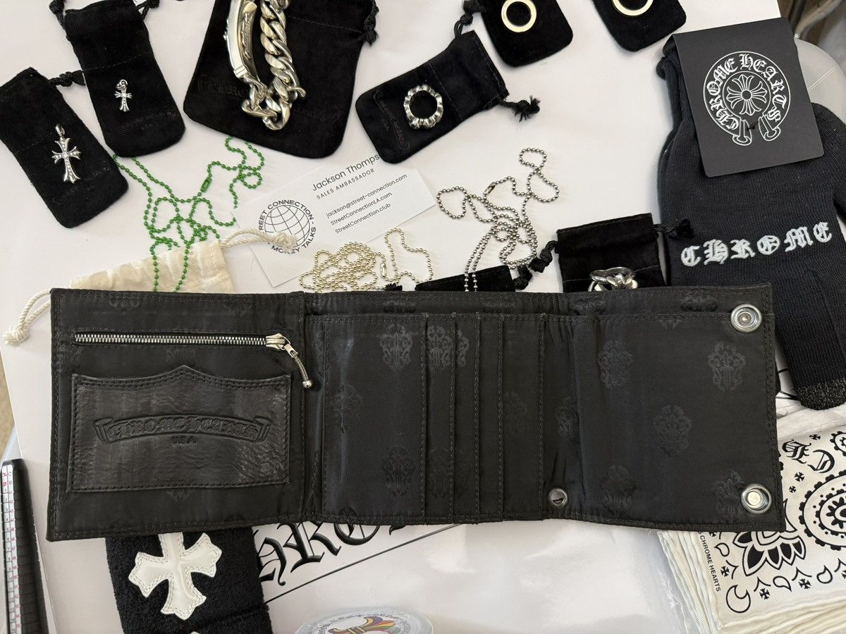 Chrome Hearts CHROME HEARTS NYLON TRI FOLD WALLET GENTLY USED VINTAGE Size ONE SIZE - 8 Thumbnail