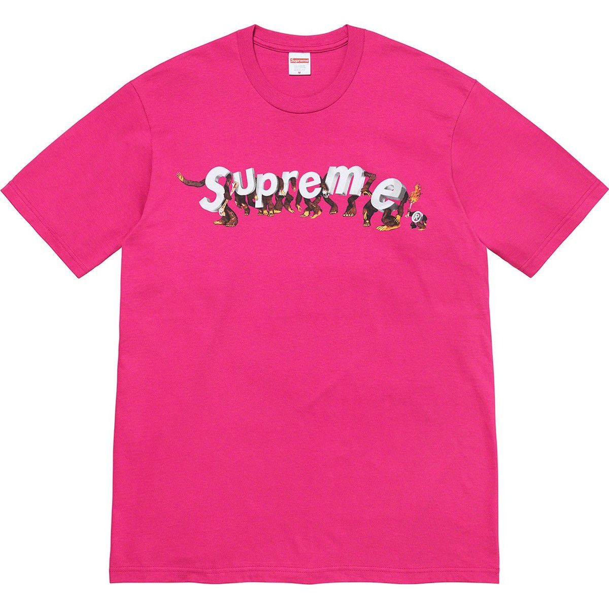 Supreme Supreme Apes Tee S/S 2021 Size US M / EU 48-50 / 2 - 4 Thumbnail