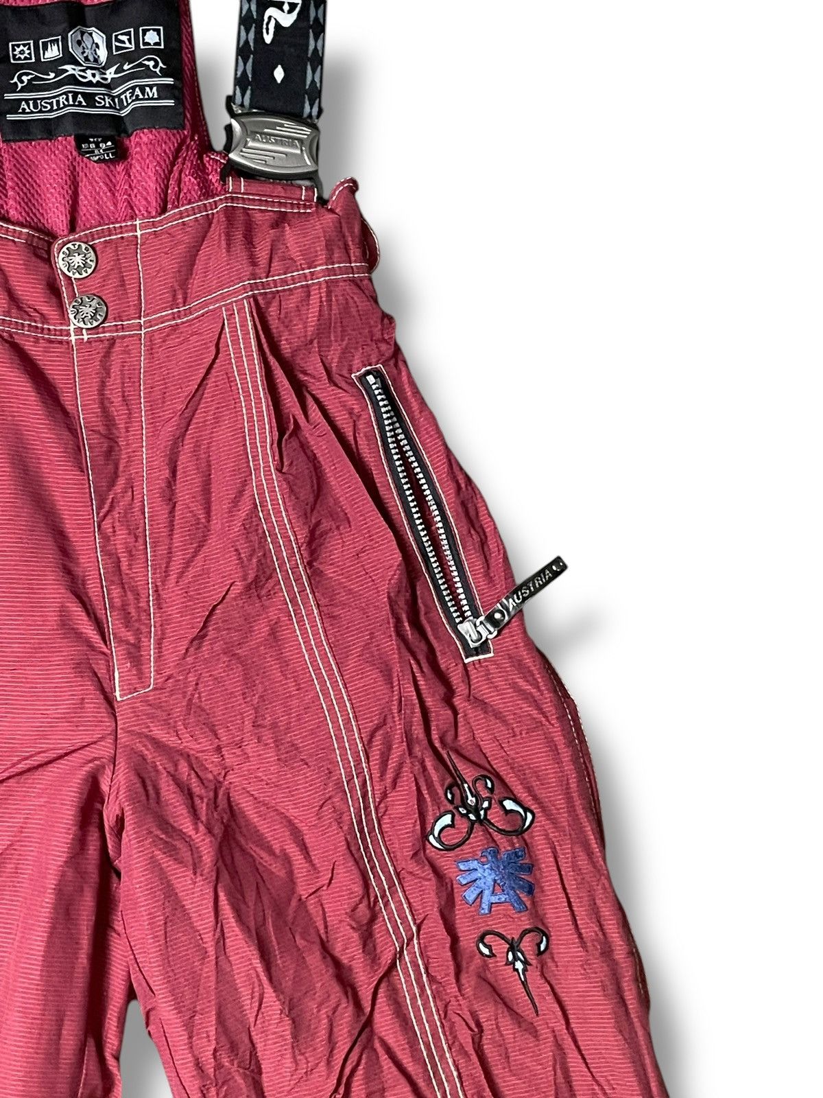 Asics × Vintage Asics x Vintage Rare Ski Pants Overall (34) Size US 32 / EU 48 - 7 Thumbnail