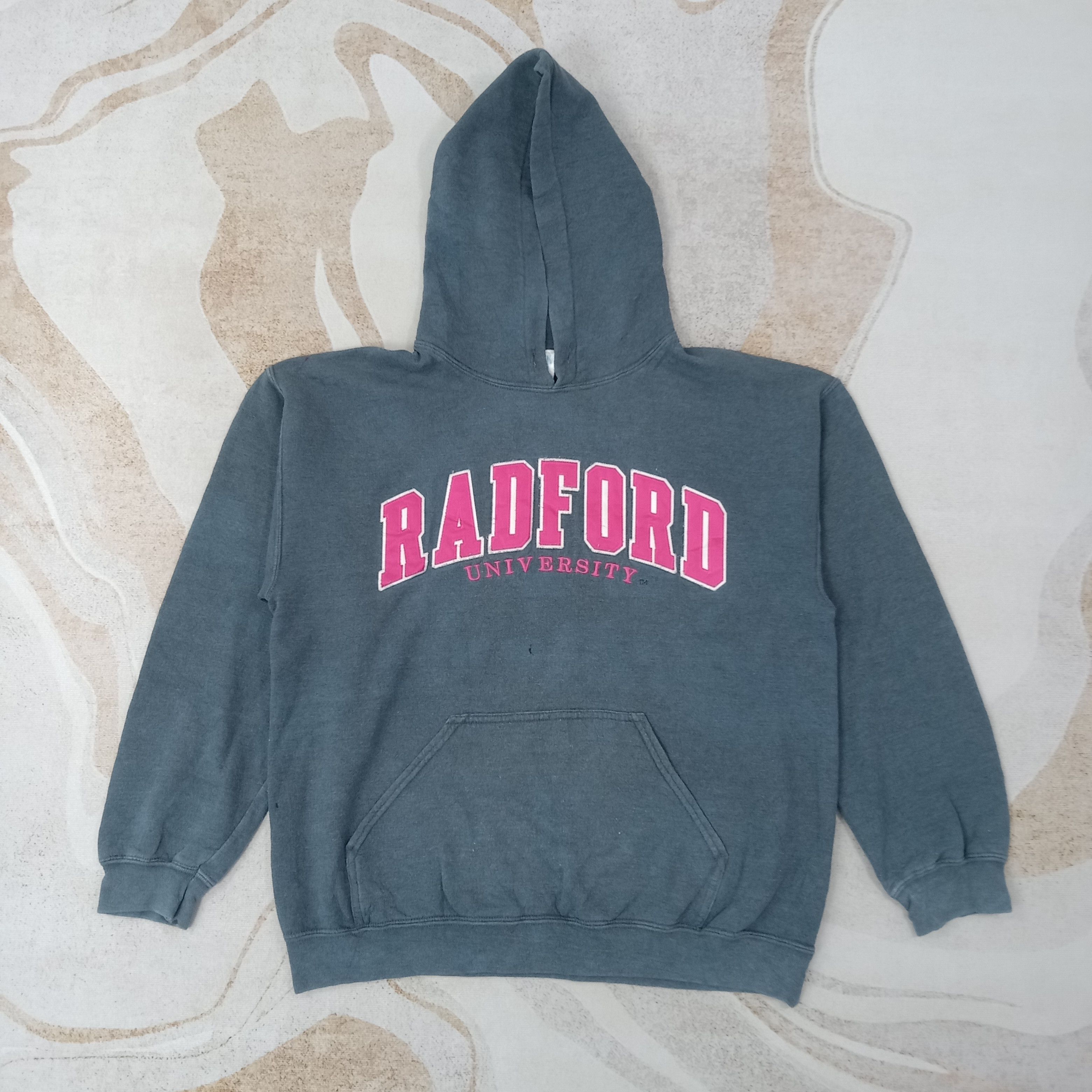 Vintage Radford University Hoodies C261N9 Size US M / EU 48-50 / 2 - 1 Thumbnail
