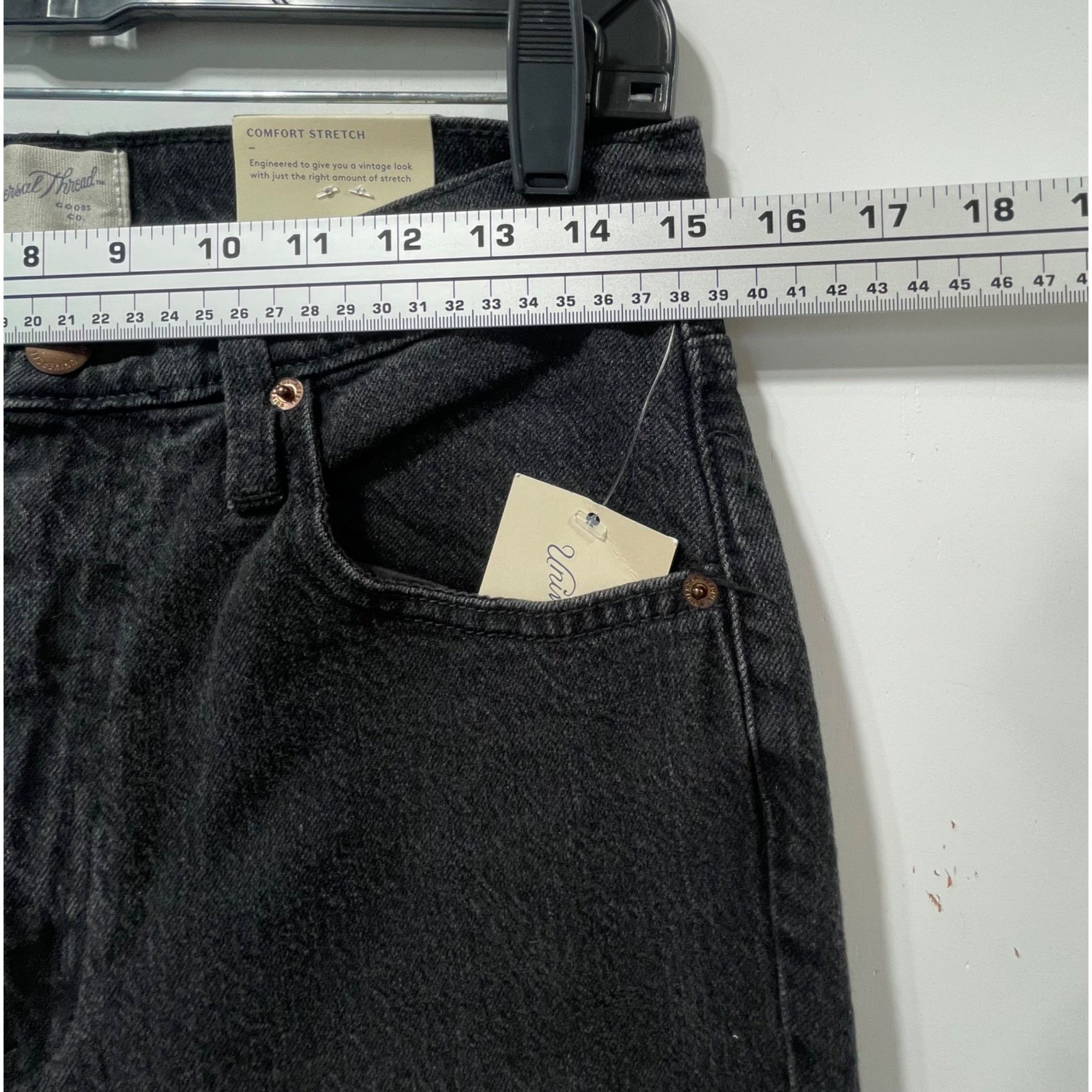 Other Universal Thread - Women's Confort Stretch Jeans - Black - 8 Size 30" / US 8 / IT 44 - 3 Thumbnail