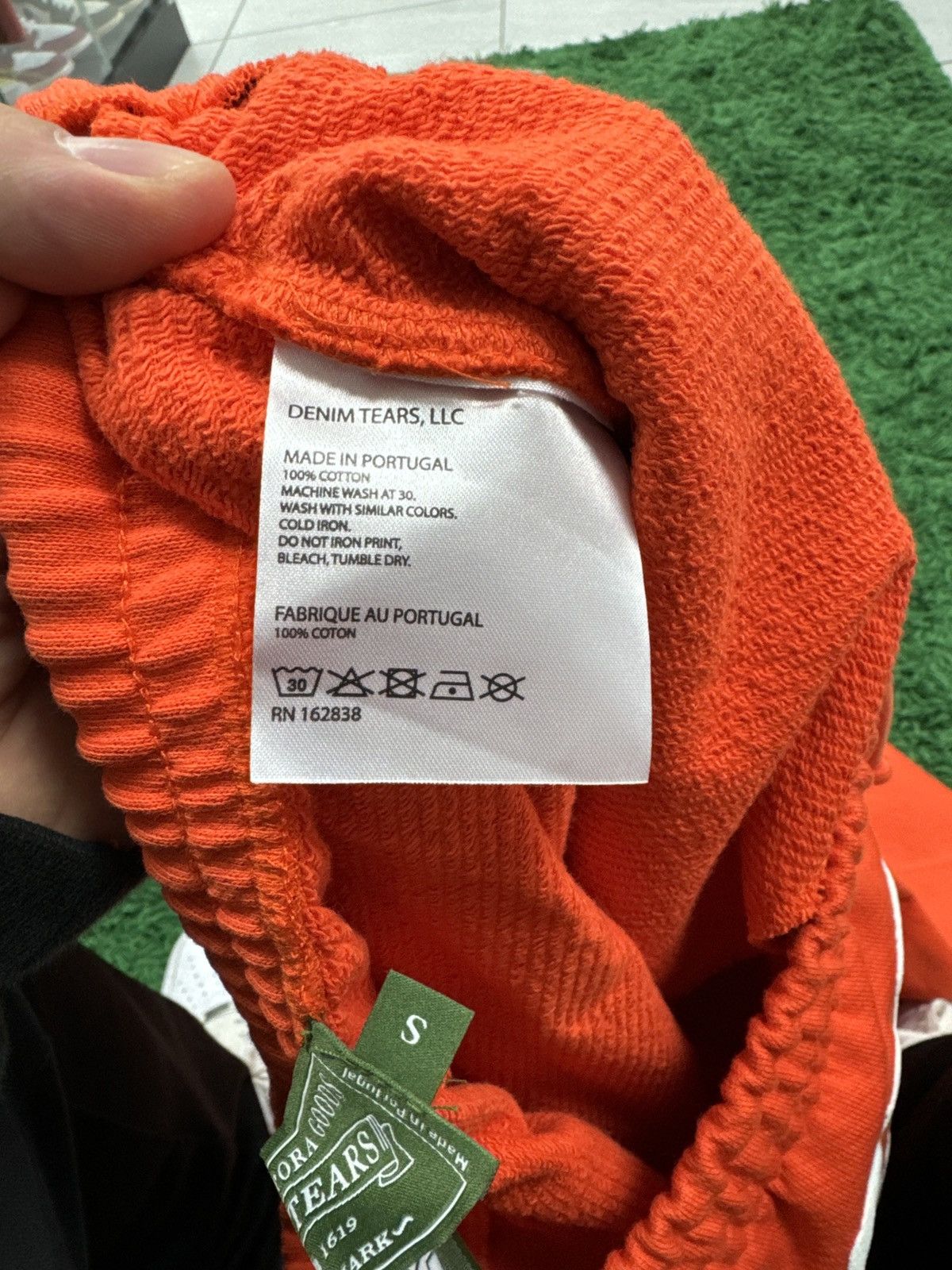 DENIM TEARS Orange Denim Tears sweatpants Size US 28 / EU 44 - 2 Thumbnail