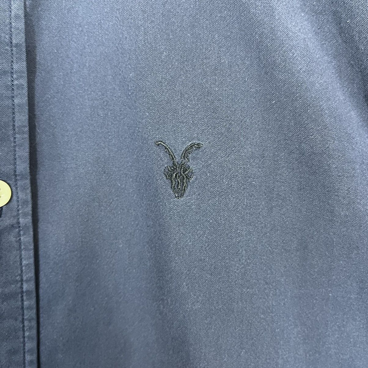 Allsaints Allsaints Blue Button Down Shirt Streetwear Y2K Size US M / EU 48-50 / 2 - 4 Thumbnail