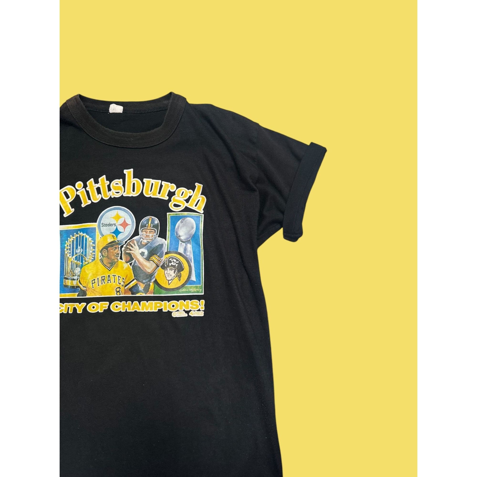 Other 1980 Single Stitch Pittsburgh "City of Champions" Size US XS / EU 42 / 0 - 3 Thumbnail