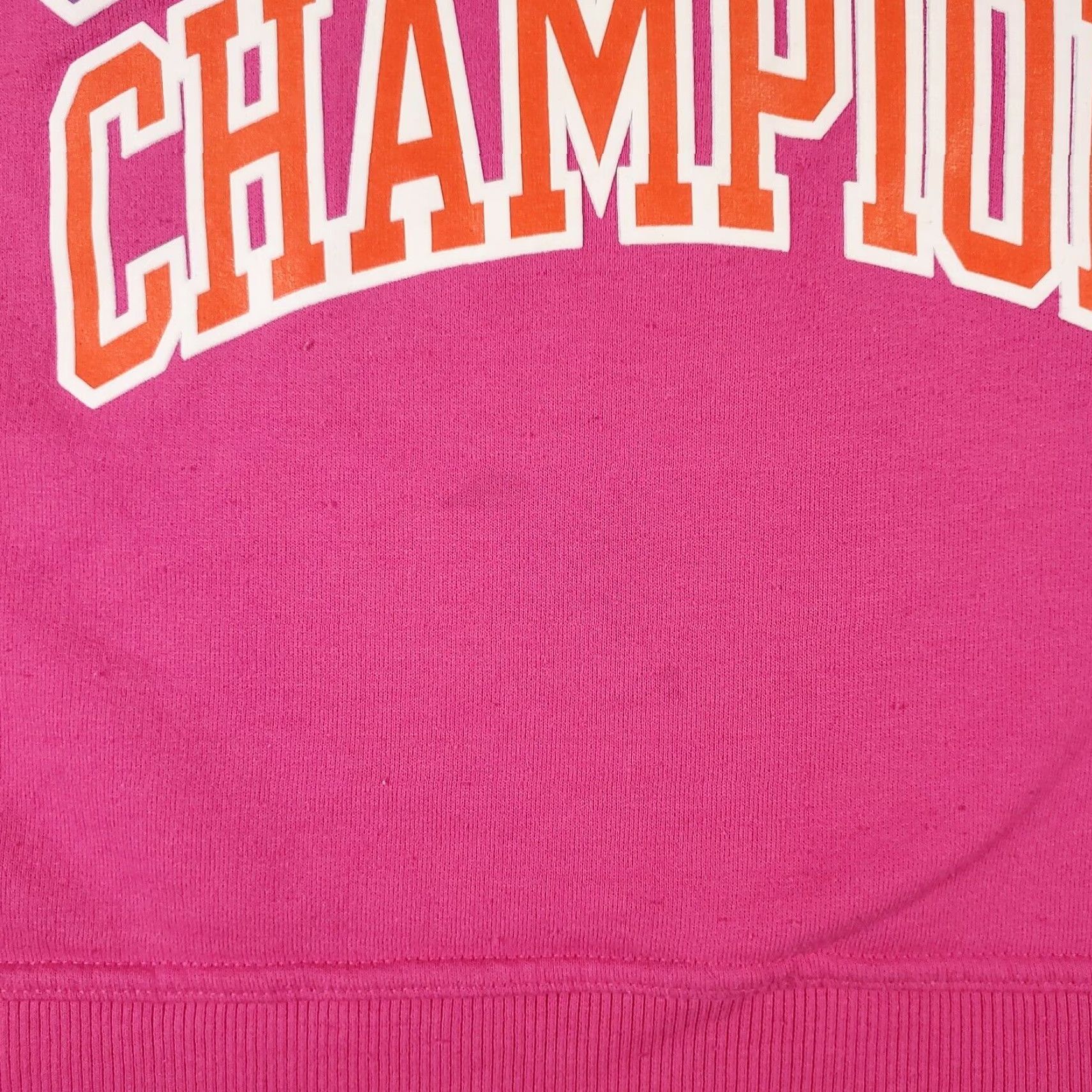 Champion Champion Pullover Sweater Womens Medium Pink Fleece Long Sleeve Crew Neck Sports Size M / US 6-8 / IT 42-44 - 6 Thumbnail
