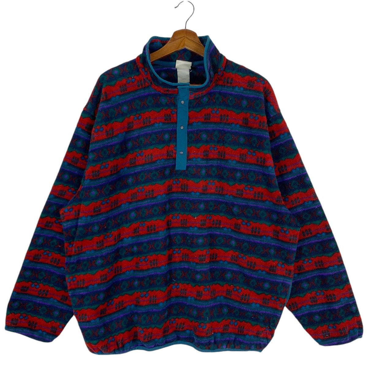L.L. Bean VINTAGE L.L. BEAN OUTDOOR HUNTING FLEECE SWEATER Size US L / EU 52-54 / 3 - 1 Thumbnail