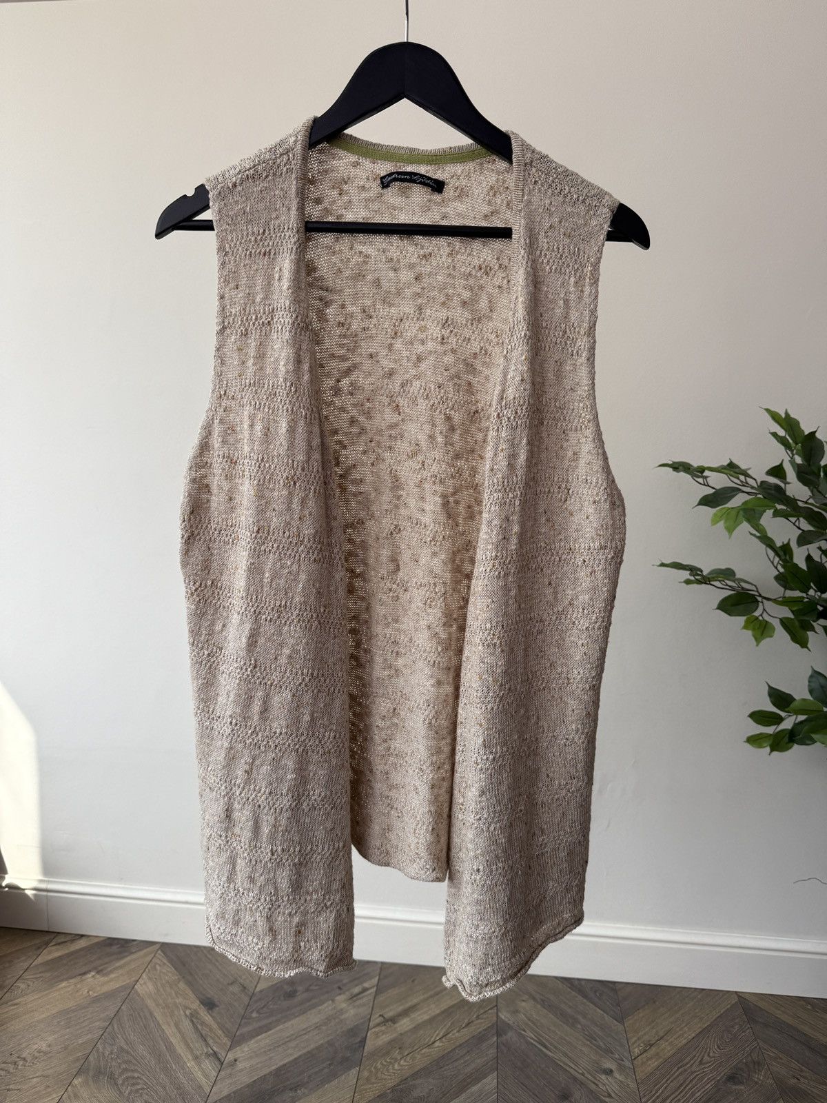 Gudrun Sjoden Vintage Gudrun Sjoden Womens Knit Vest Cardigan Wool Blend Size L / US 10 / IT 46 - 3 Thumbnail