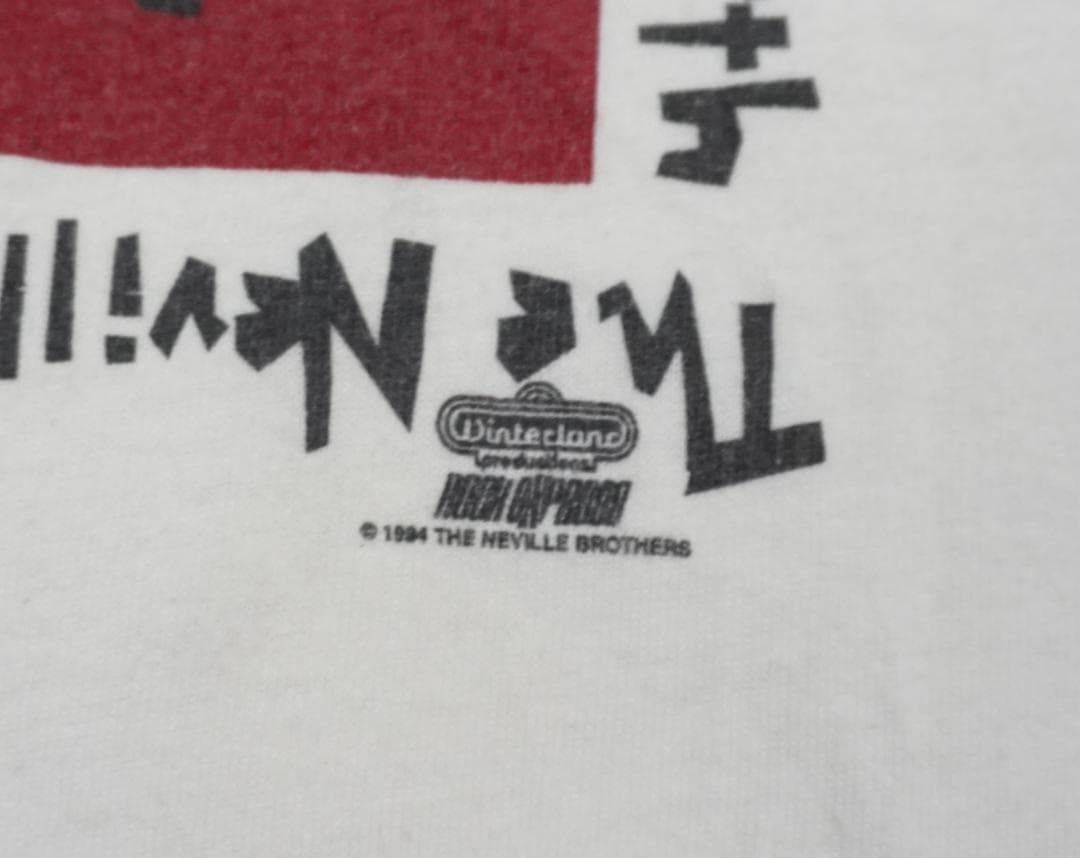 Vintage 90's The Neville Brothers Tシャツ ビンテージ Size US L / EU 52-54 / 3 - 3 Thumbnail
