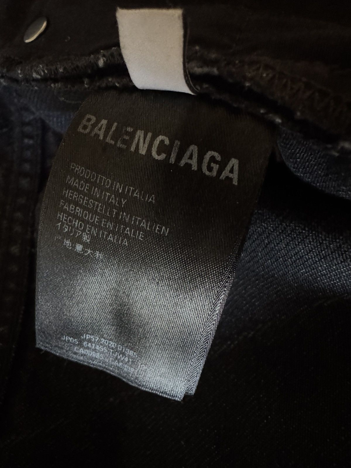 Balenciaga Balenciaga Allover Logo Denim Jeans Size US 30 / EU 46 - 10 Thumbnail
