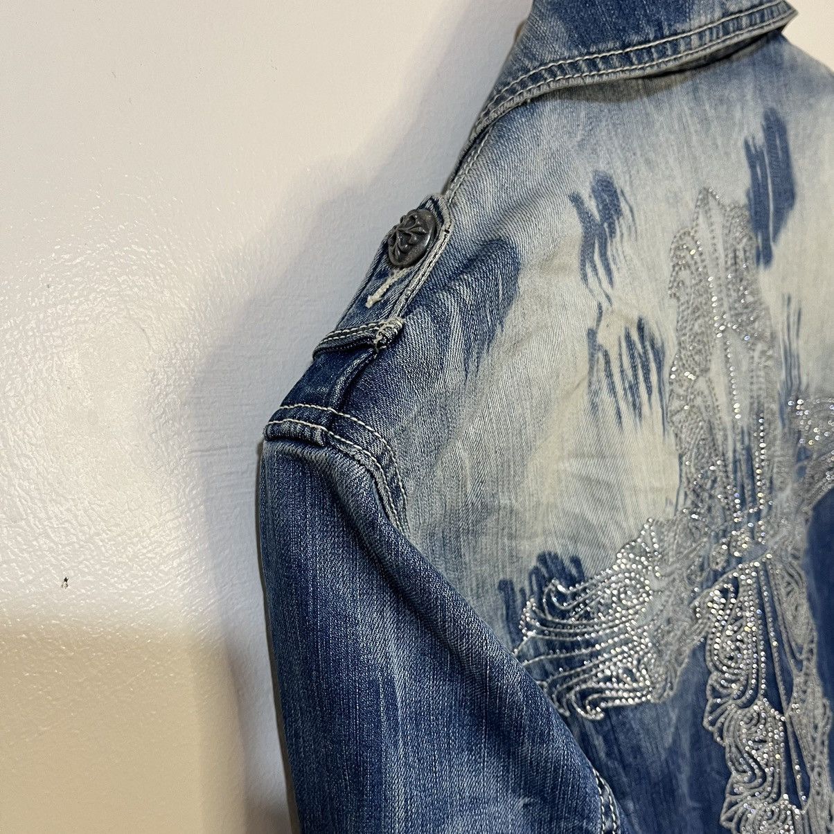 A&G Rock Rare A&G Amal Guessous x Sex Pistols Biker Denim Jacket Size US L / EU 52-54 / 3 - 15 Thumbnail