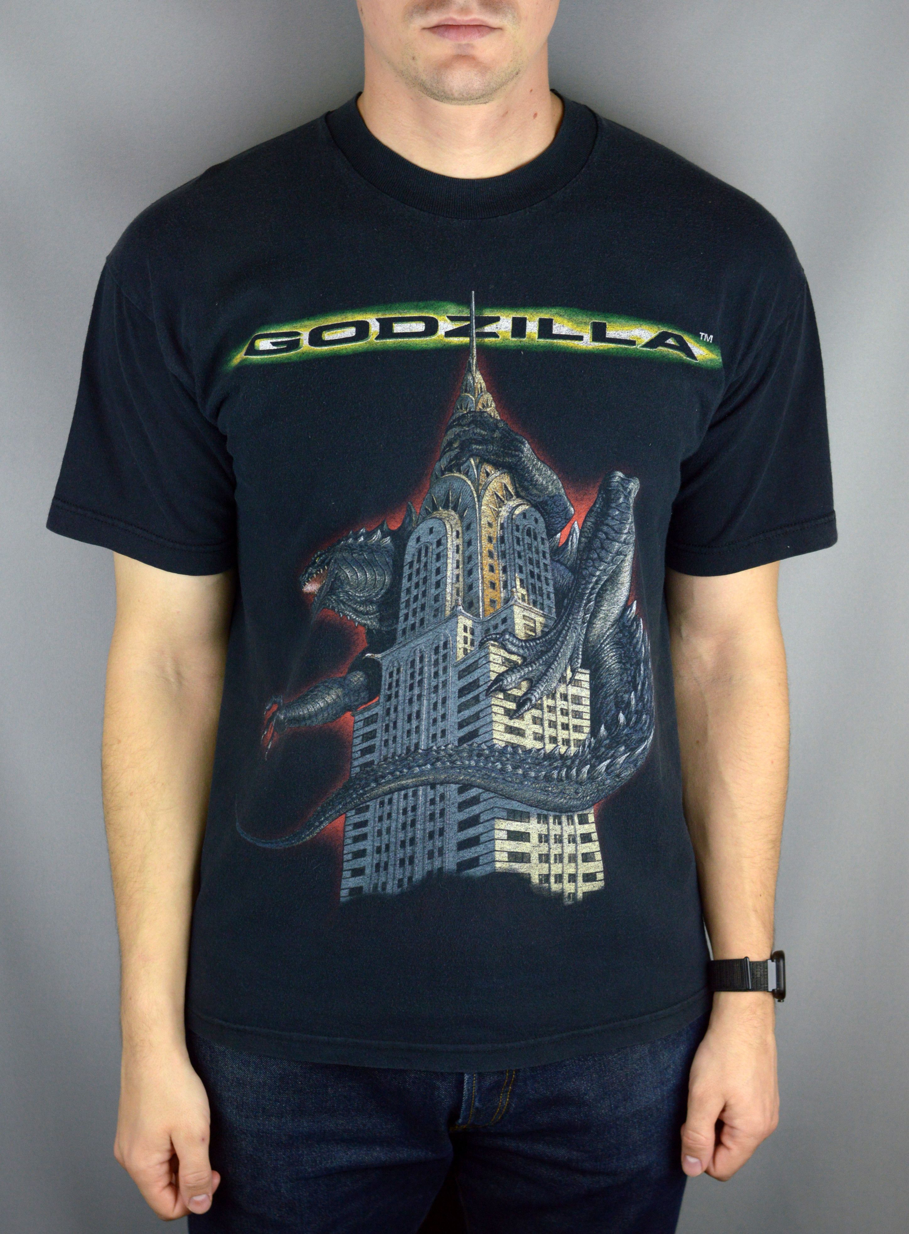 Vintage Vintage Godzilla 90s t shirt Size US M / EU 48-50 / 2 - 1 Thumbnail