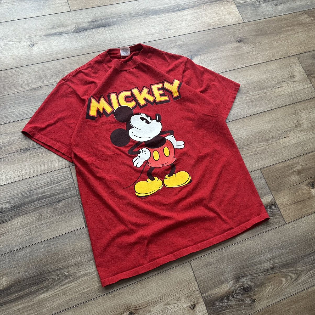 Disney Vintage 90s Mickey Mouse Made in USA Graphic Tee Size US L / EU 52-54 / 3 - 2 Thumbnail