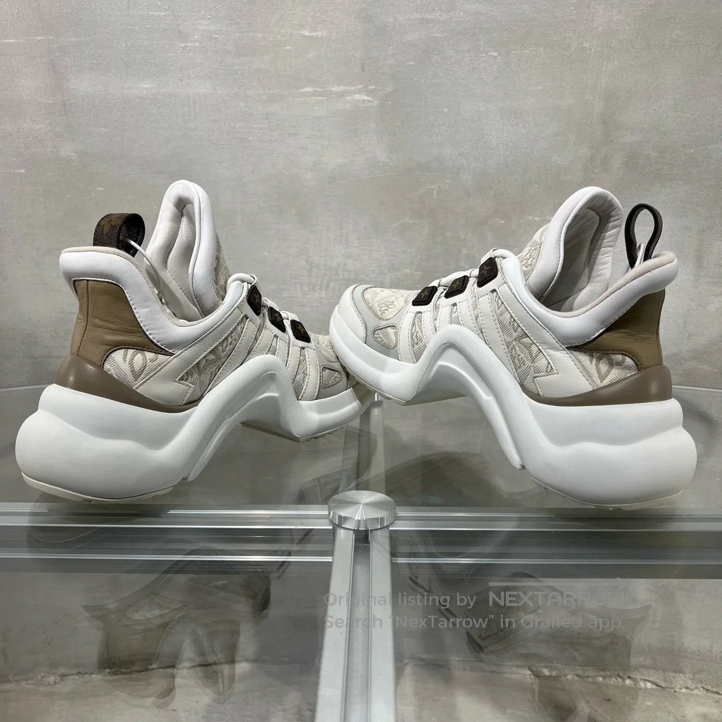 Louis Vuitton Louis Vuitton Archlight Old-Fashioned White Arch Bridge Da Size US 5.5 / IT 35.5 - 5 Thumbnail