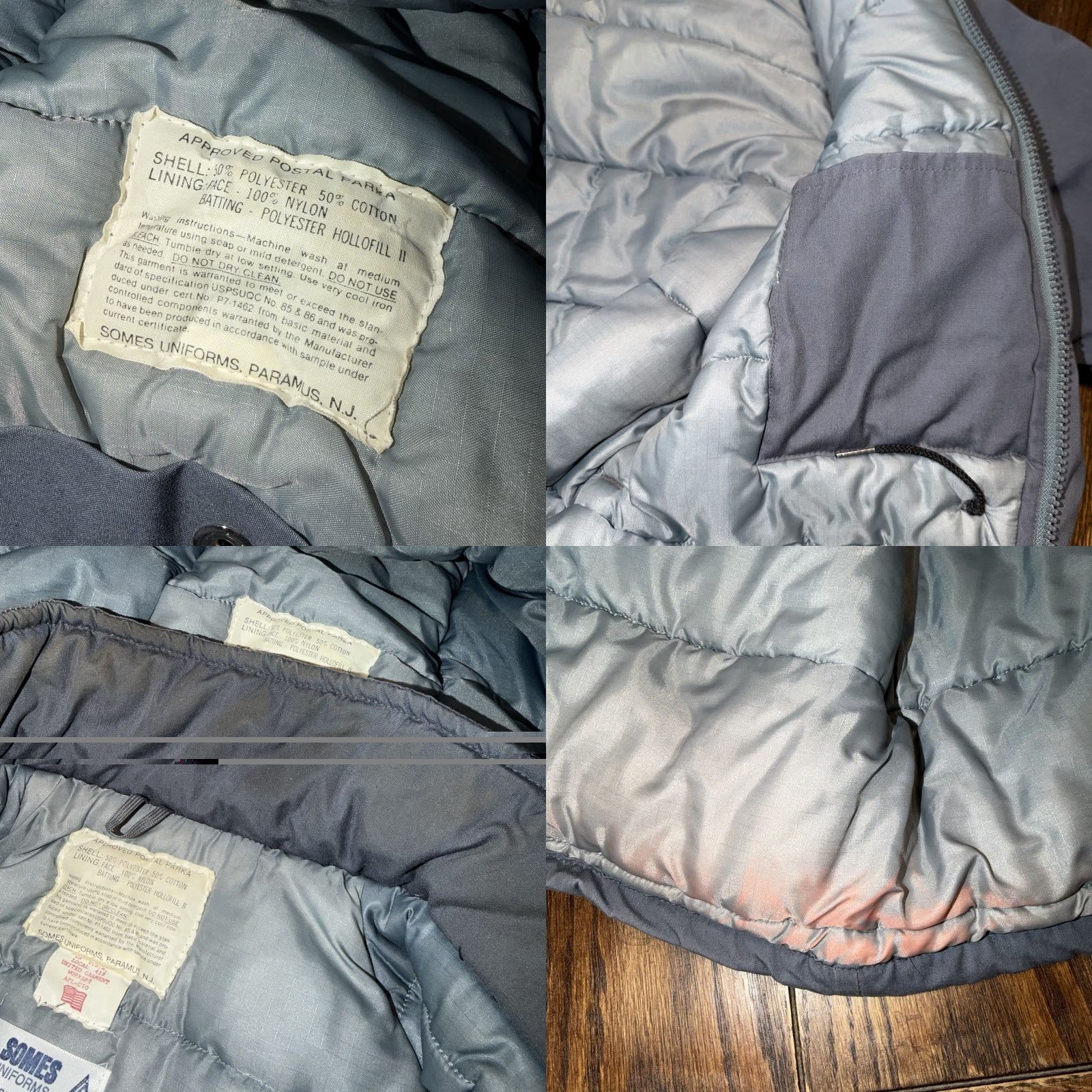 Vintage VINTAGE National Letter Carrier Parka Jacket Mail Postal XL Blue 80s Winter Mens Regular Jacket Size US XL / EU 56 / 4 - 8 Thumbnail