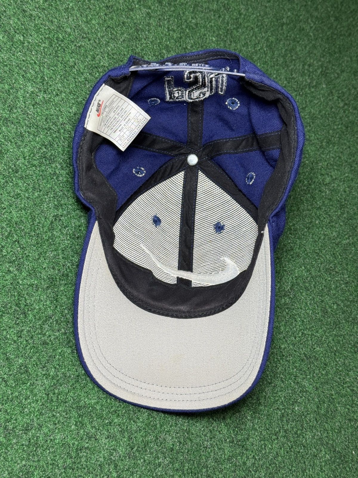 Nike Vintage 90s Penn State Nike Retro Snapback Blue Cap Hat Size ONE SIZE - 6 Thumbnail