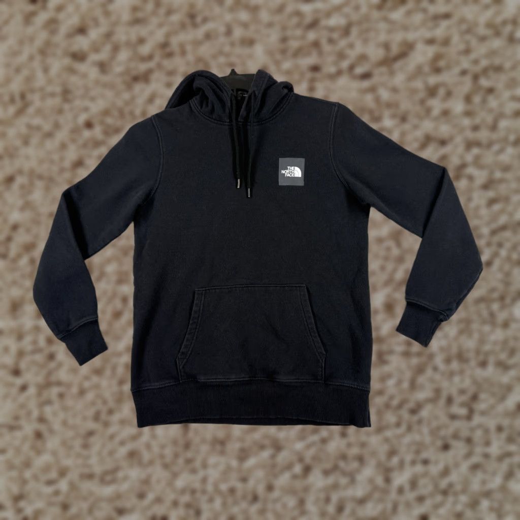 The North Face The North Face Hoodie Women Small Black Long Sleeve Pullover Cotton Blend Jersey Size S / US 4 / IT 40 - 1 Thumbnail