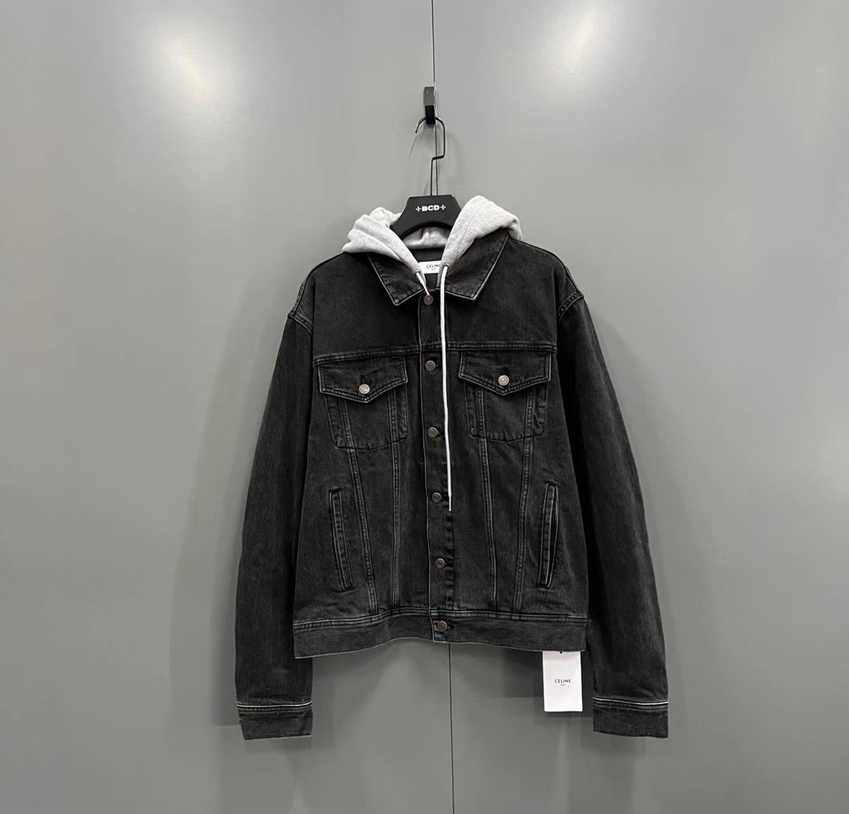 Celine Celine Washed Hooded Denim Jacket J41 Size XL / US 12-14 / IT 48-50 - 1 Thumbnail