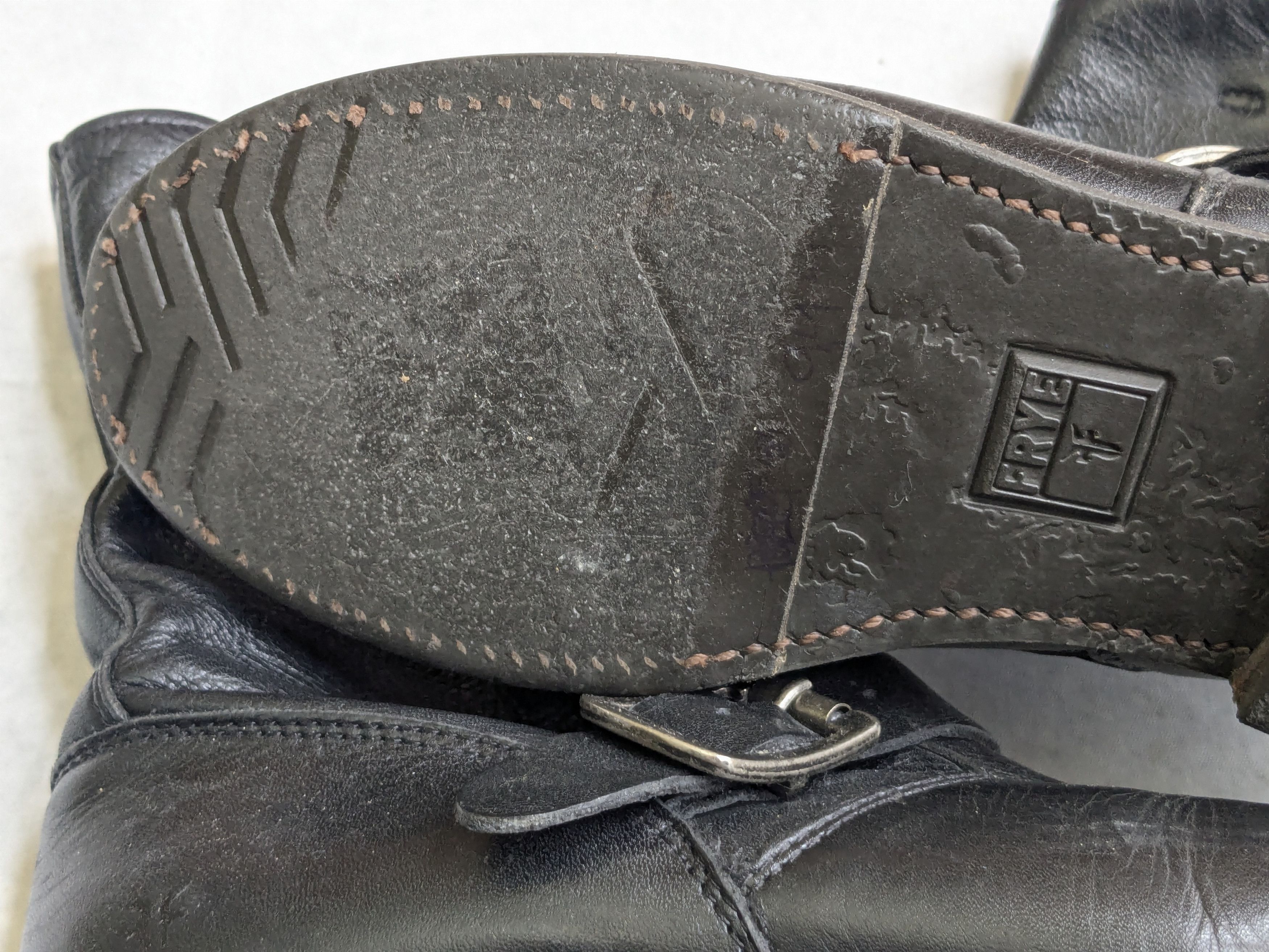Frye Frye Engineer Boots Black Leather 7.5 Motorcycle Biker Size US 7.5 / EU 40-41 - 16 Thumbnail