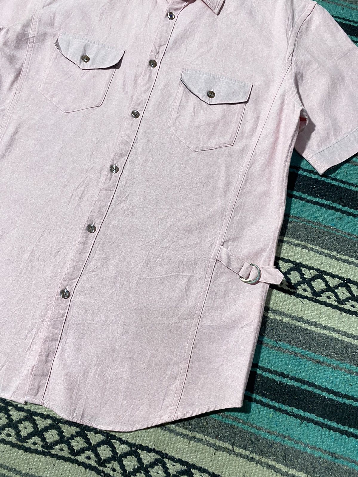 PPFM 2000s PPFM - Pink Side Zipper Shirt Size US L / EU 52-54 / 3 - 6 Thumbnail