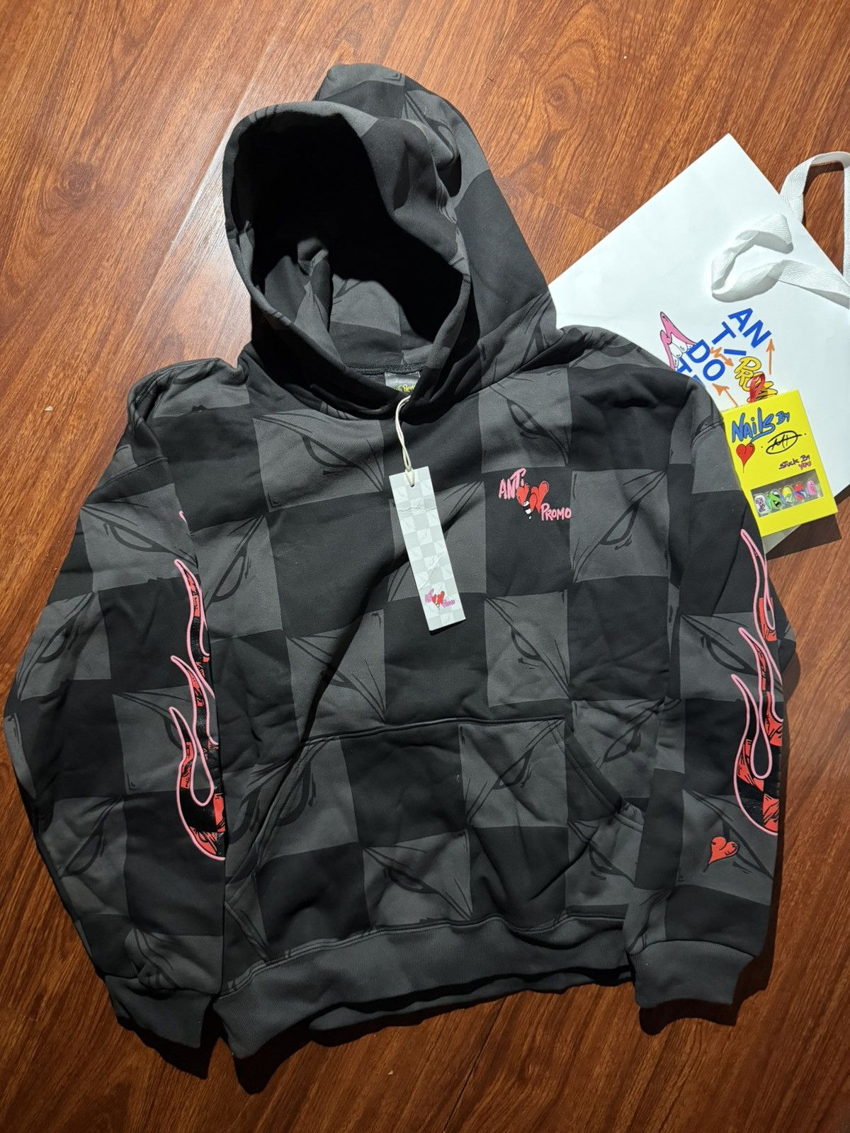 Matty Boy Matty Boy ATL Anti Promo 99 Eyes Flame Hoodie Size US XL / EU 56 / 4 - 1 Thumbnail
