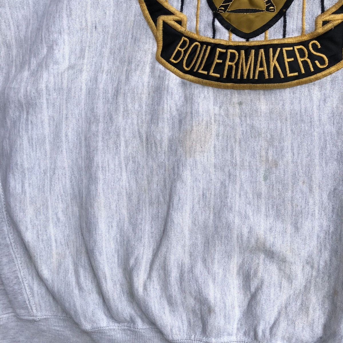 Vintage Vintage Purdue Boilermakers Flocking Embroidered Sweatshirt Size US XL / EU 56 / 4 - 4 Thumbnail