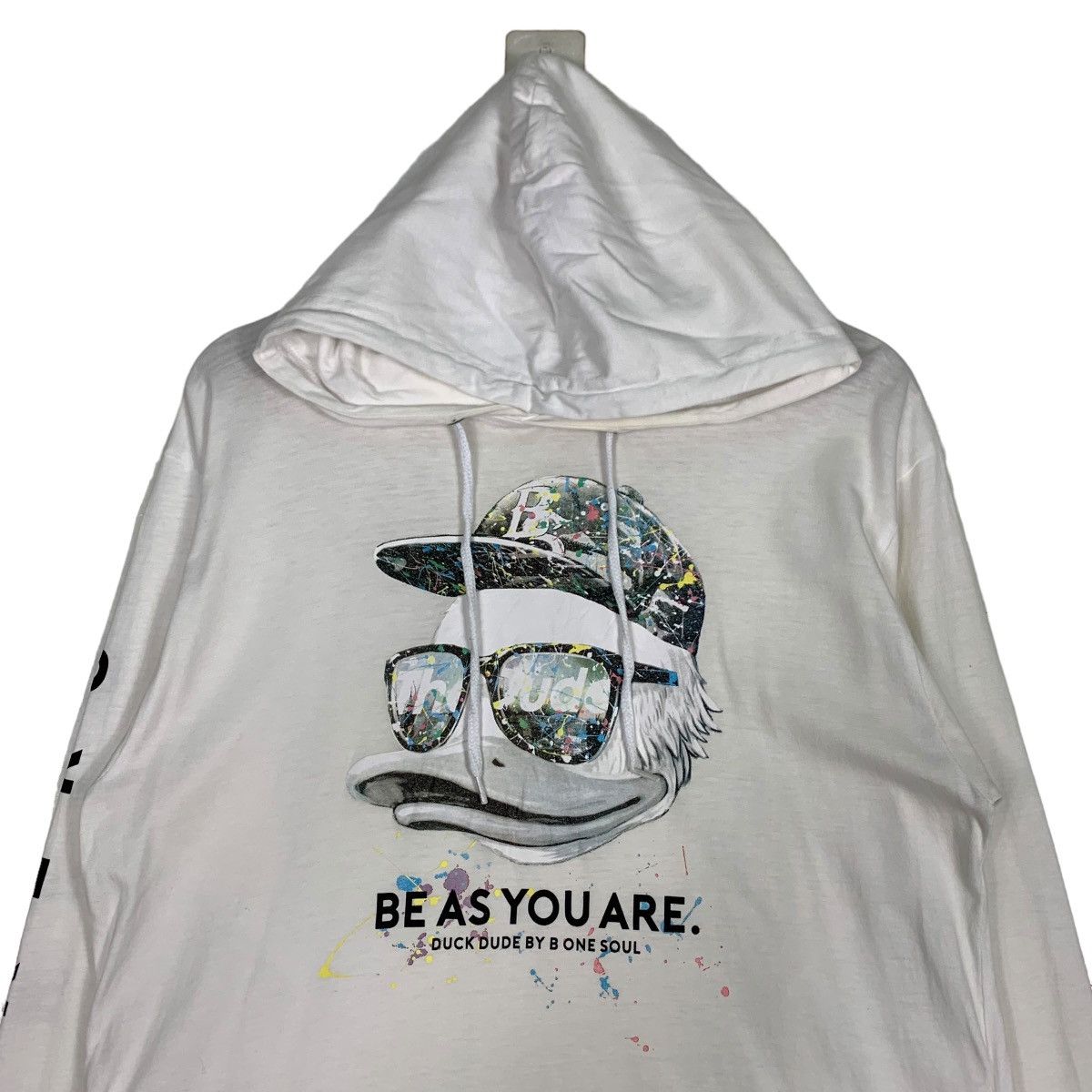 Japanese Brand B ONE SOUL Duck Dude Big Logo Pullover Hoodies #0595-C28 Size US M / EU 48-50 / 2 - 3 Thumbnail