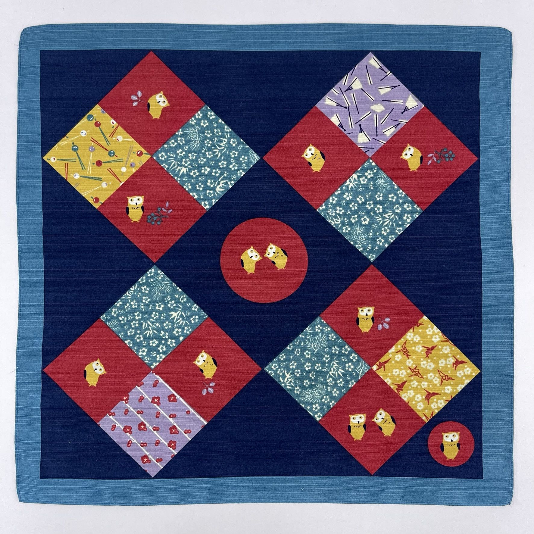 Japanese Brand × Vintage Japanese Furoshiki Handkerchief Wrapping Gift - 5086 Size ONE SIZE - 2 Thumbnail