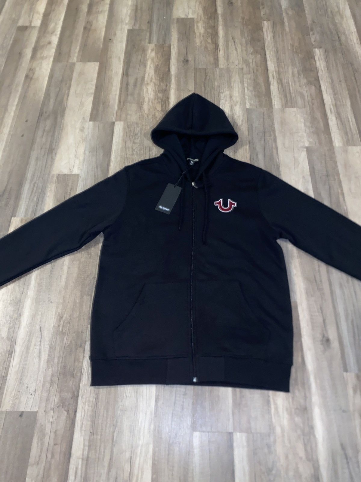 True Religion True Religion Y2k Men’s Large Black Zip-Up Hoodie Size US L / EU 52-54 / 3 - 1 Thumbnail