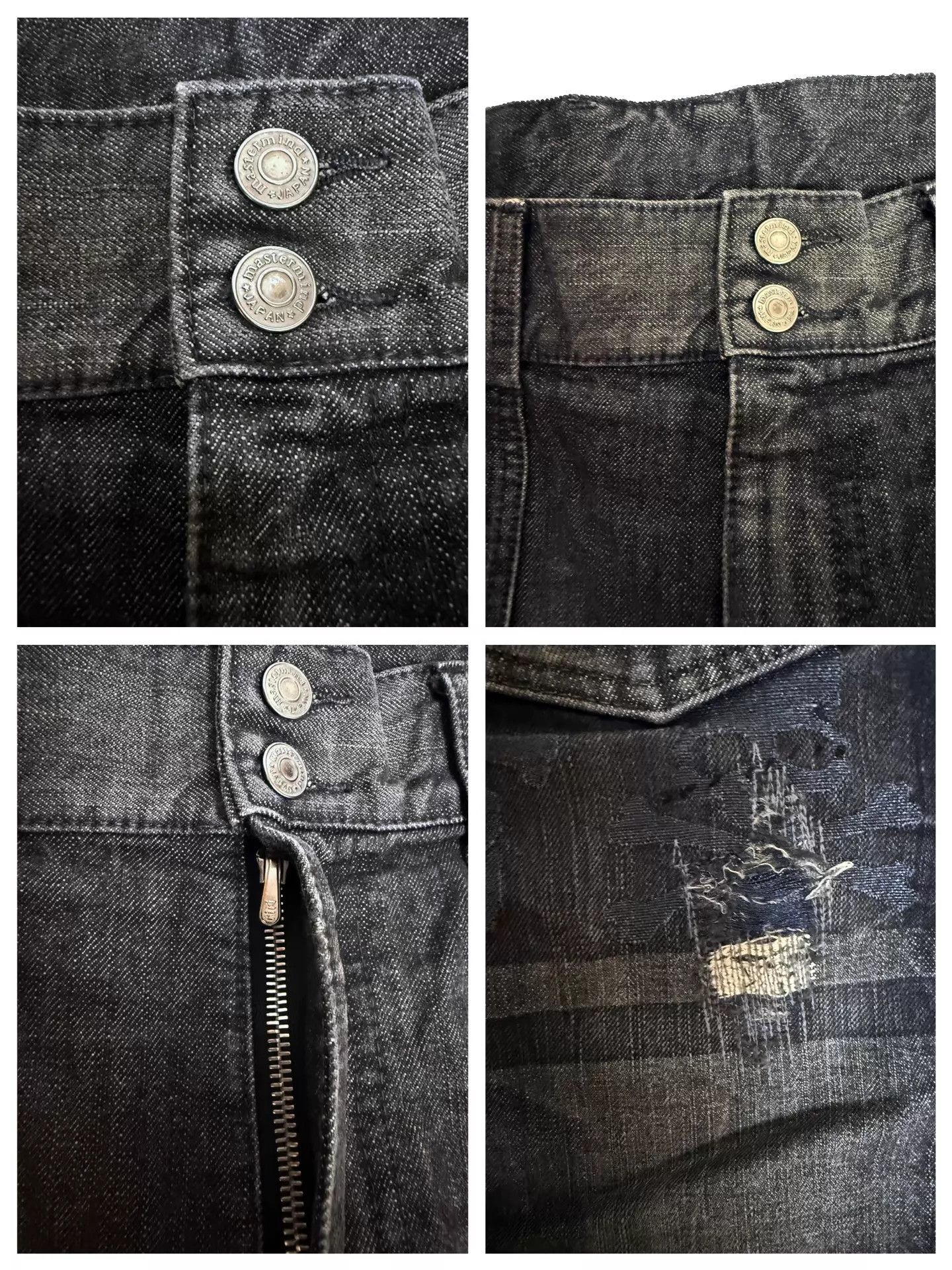 Mastermind Japan mastermind japan 11aw mindblow black 2waist bush pants Size US 34 / EU 50 - 6 Thumbnail