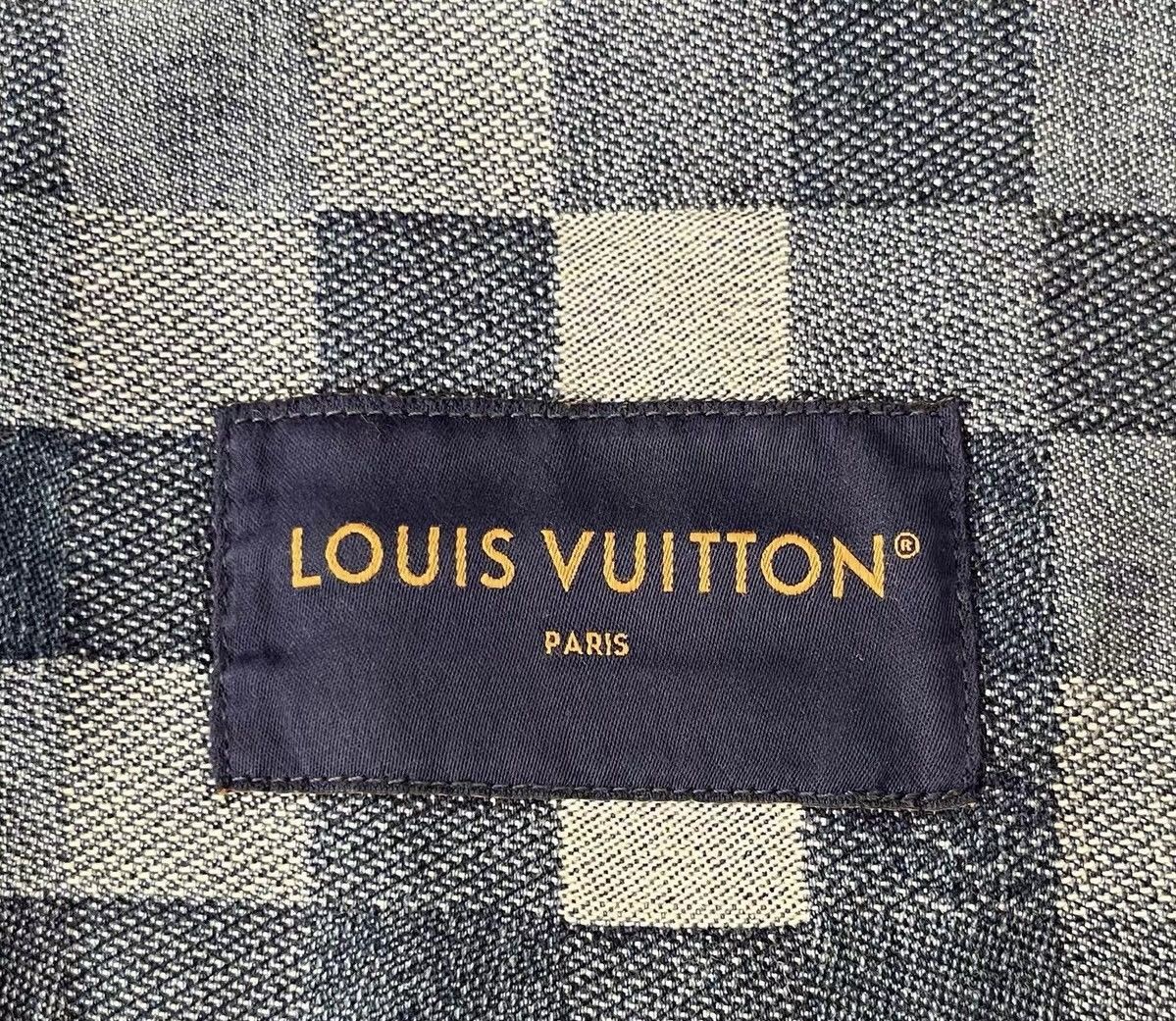 Louis Vuitton Louis Vuitton X Pharrell 46 Damoflage Damier Denim Jacket Size US S / EU 44-46 / 1 - 6 Thumbnail