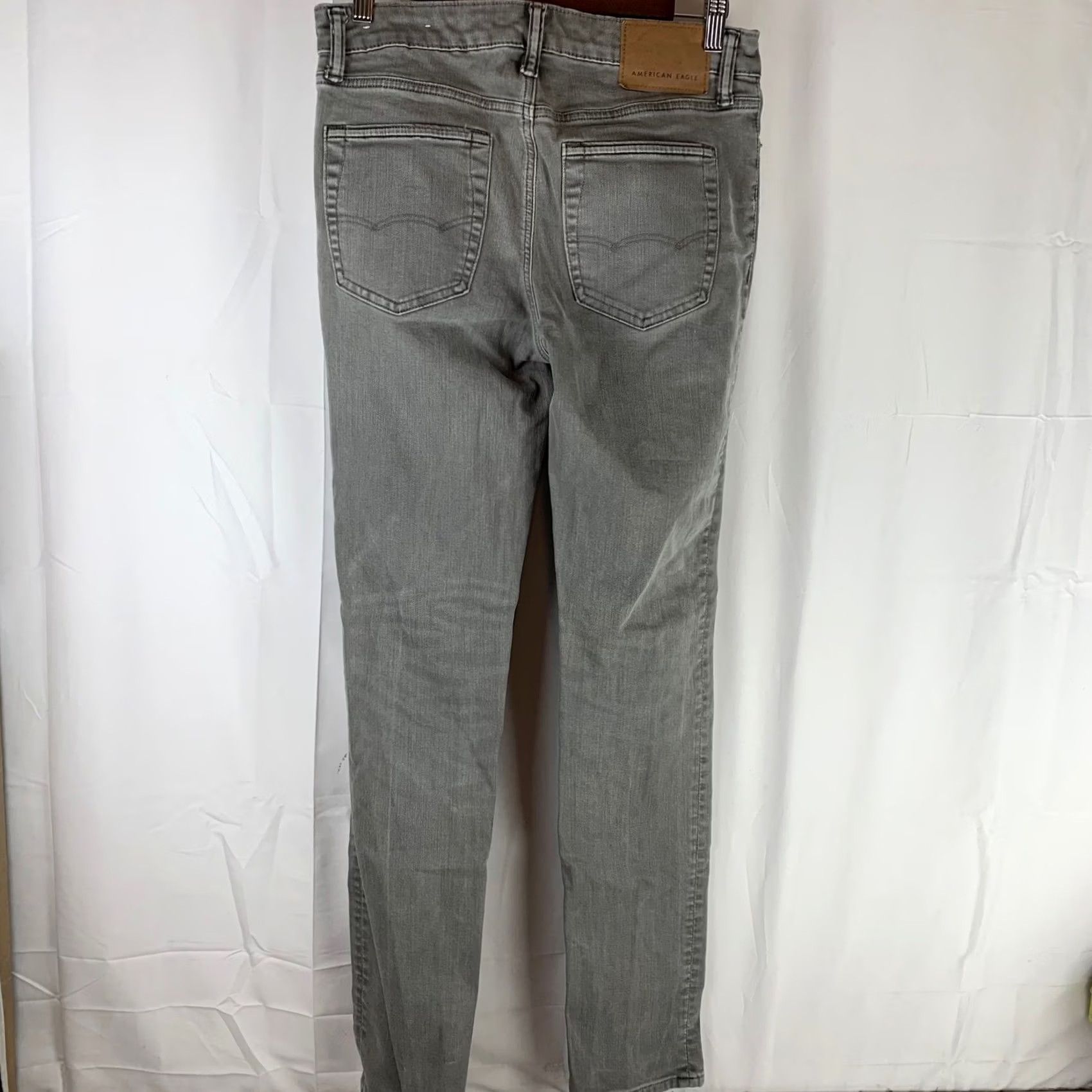 Vintage American Eagle Slim Jeans - Grey 30x34 Fit Size US 30 / EU 46 - 6 Thumbnail