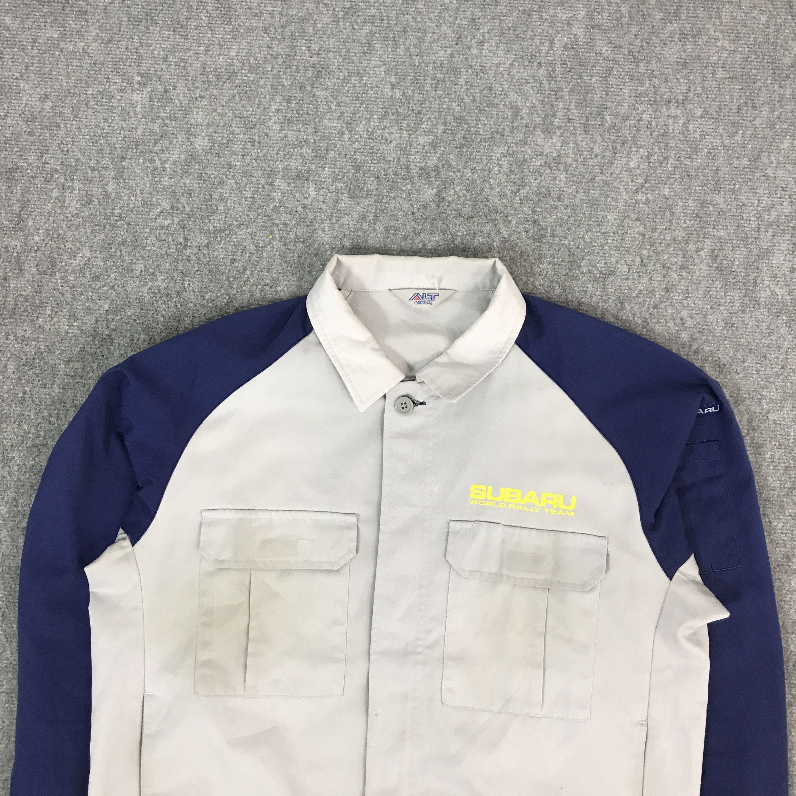 Japanese Brand VINTAGE SUBARU WORLD RALLY TEAM RACING CUSTOM JACKET Size US L / EU 52-54 / 3 - 3 Thumbnail