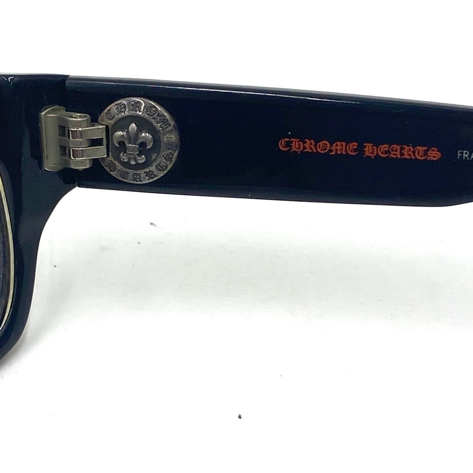 Chrome Hearts CHROME HEARTS DRILLED Eyeglasses Black 53□18-141 Size ONE SIZE - 11 Thumbnail