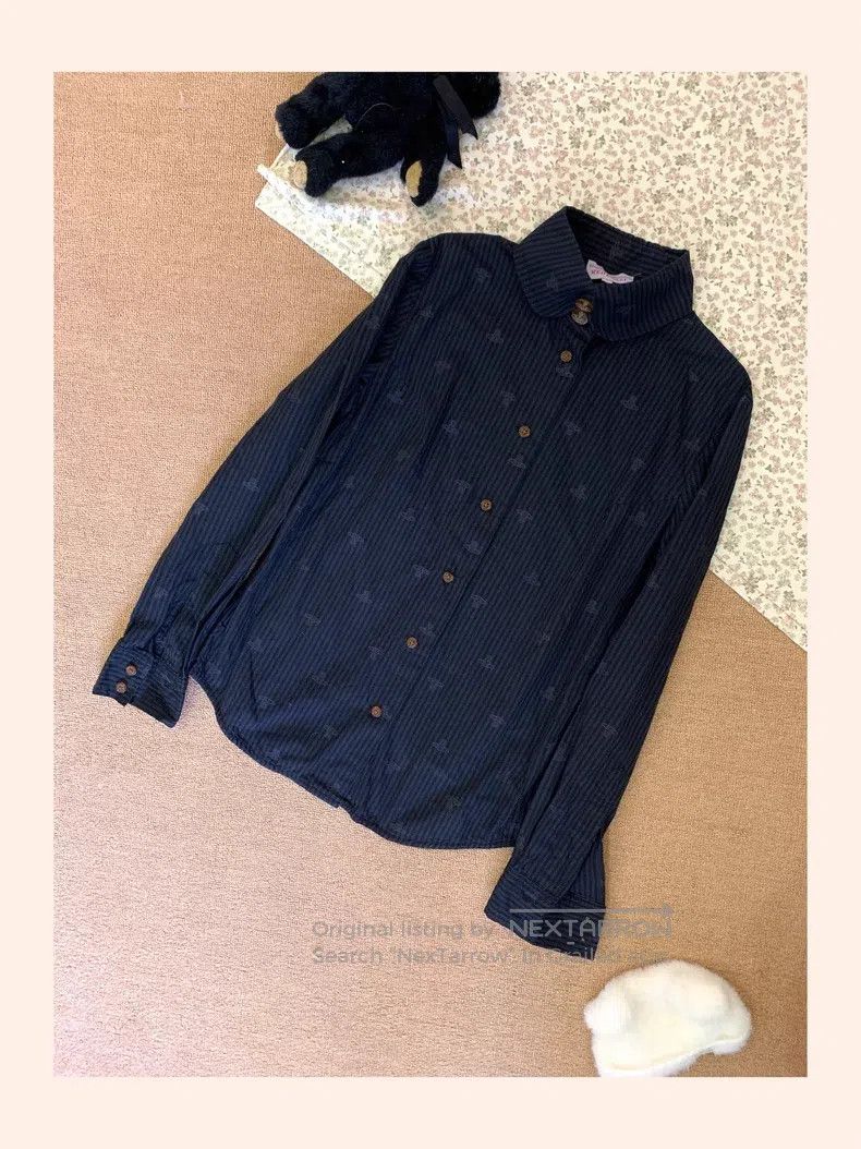 Vivienne Westwood Vivienne Westwood Striped and full-print long-sleeve shirt Size S / US 4 / IT 40 - 1 Thumbnail