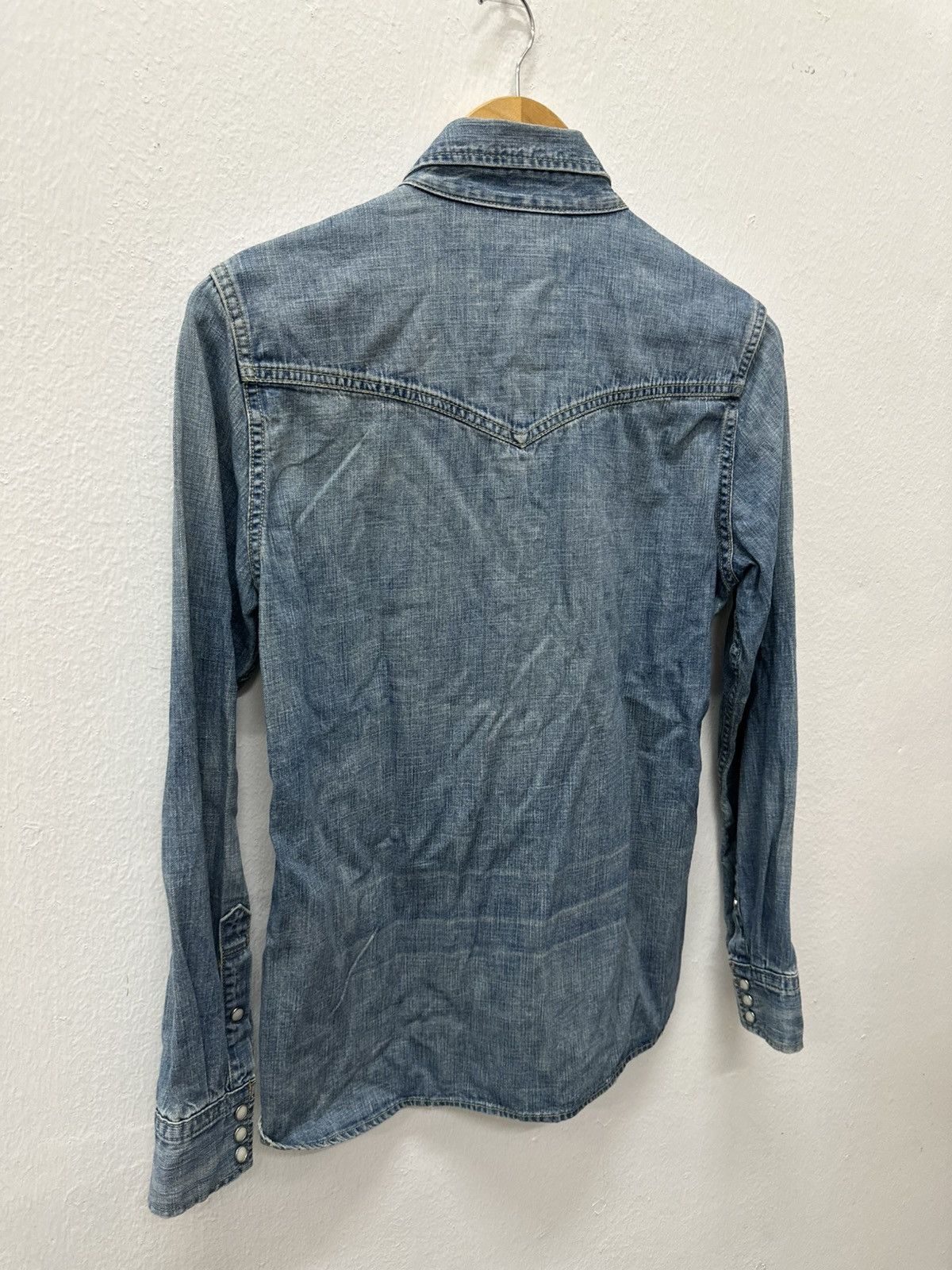 Remi Relief Remi Relief Japan Denim Chambray Snap Button Button Shirt Size US M / EU 48-50 / 2 - 17 Thumbnail