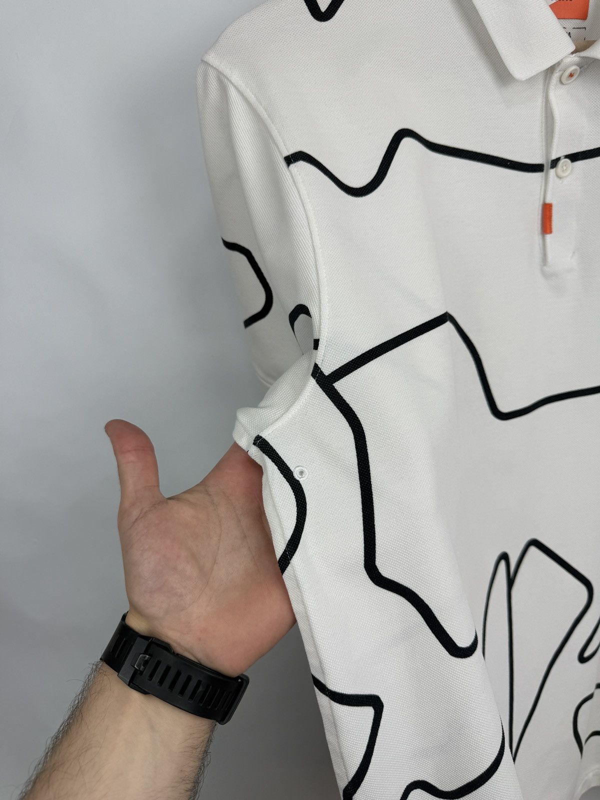 Nike 🇺🇸 🎾 Nike Tennis Abstract Polo T-Shirt Dri-FIT Y2K Rare Size US L / EU 52-54 / 3 - 5 Thumbnail