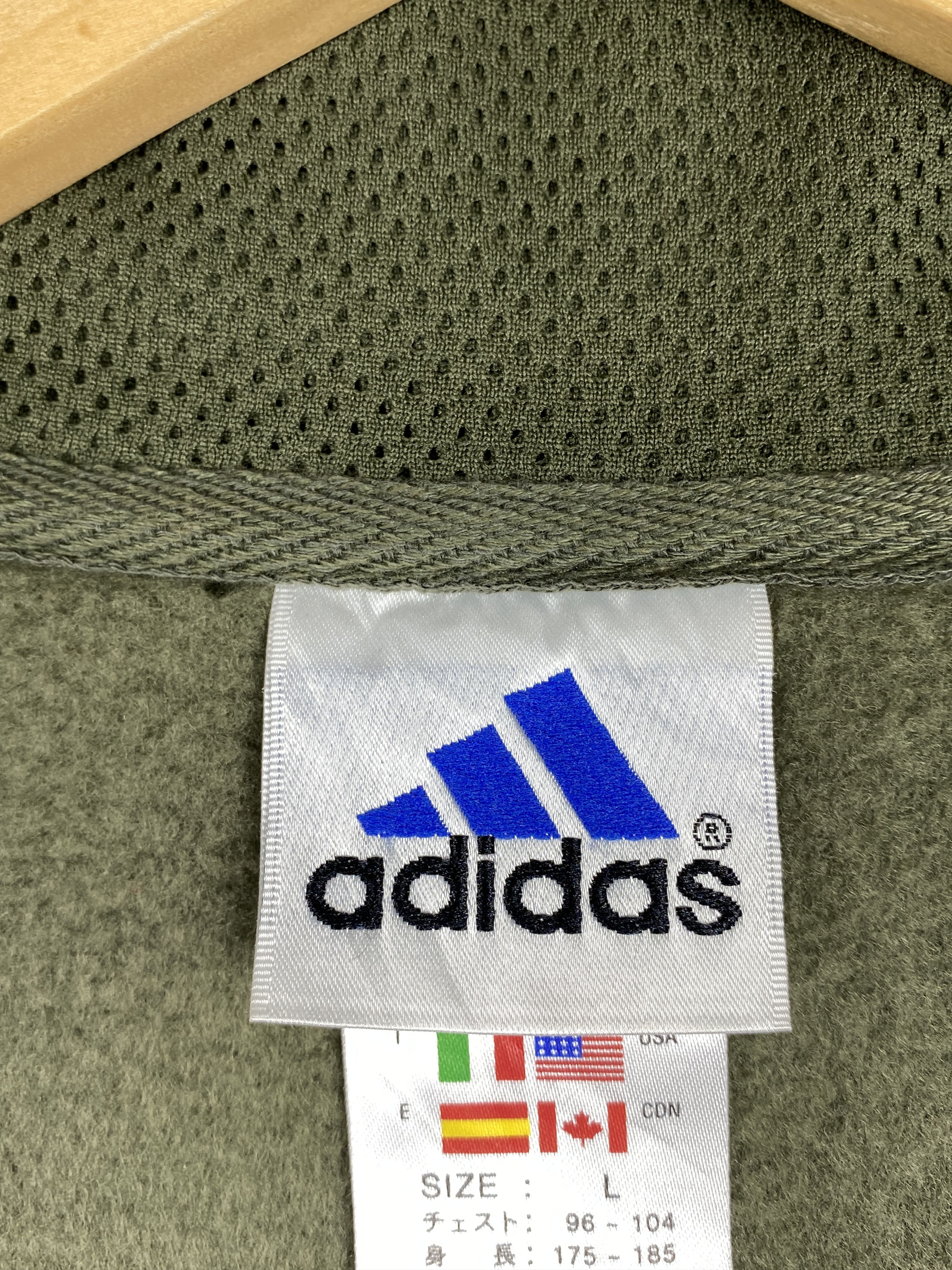 Adidas Vintage Adidas Sportwear Fleece Zip Up Jacket J1664 Size US M / EU 48-50 / 2 - 9 Thumbnail